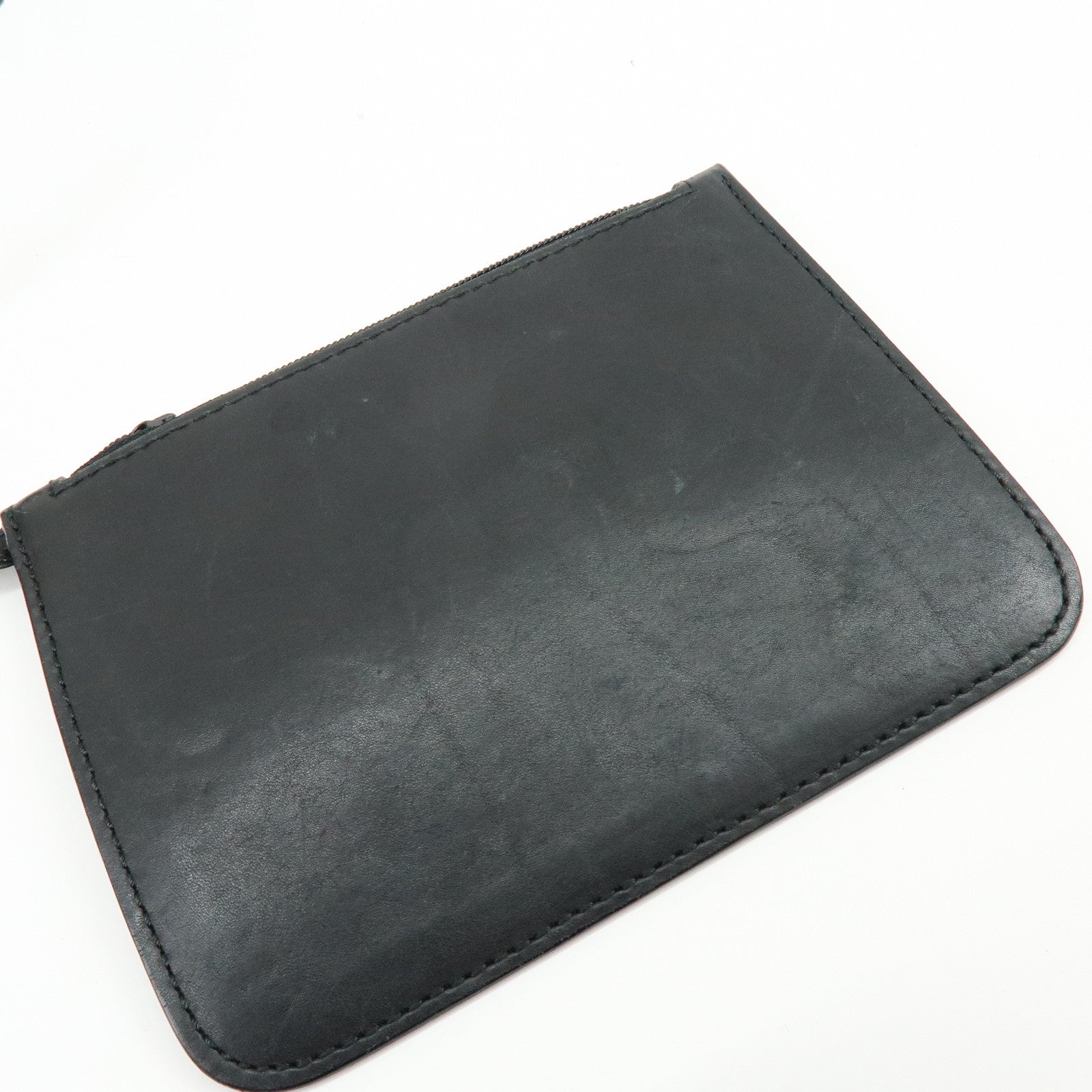 GUCCI Leather Tote Bag Shoulder Bag Hand Bag Black 94898