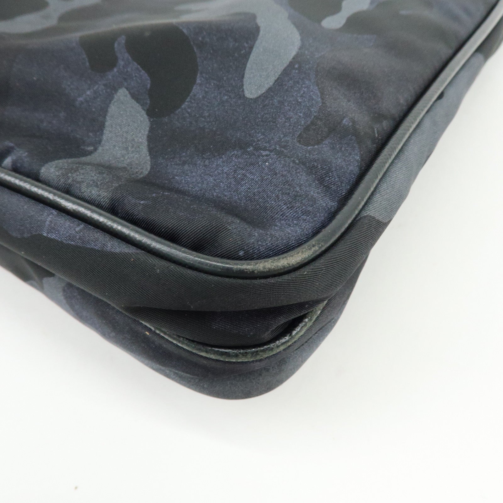 PRADA Triangle Logo Nylon Shoulder Crossbody Bag Cammoflage BR2418