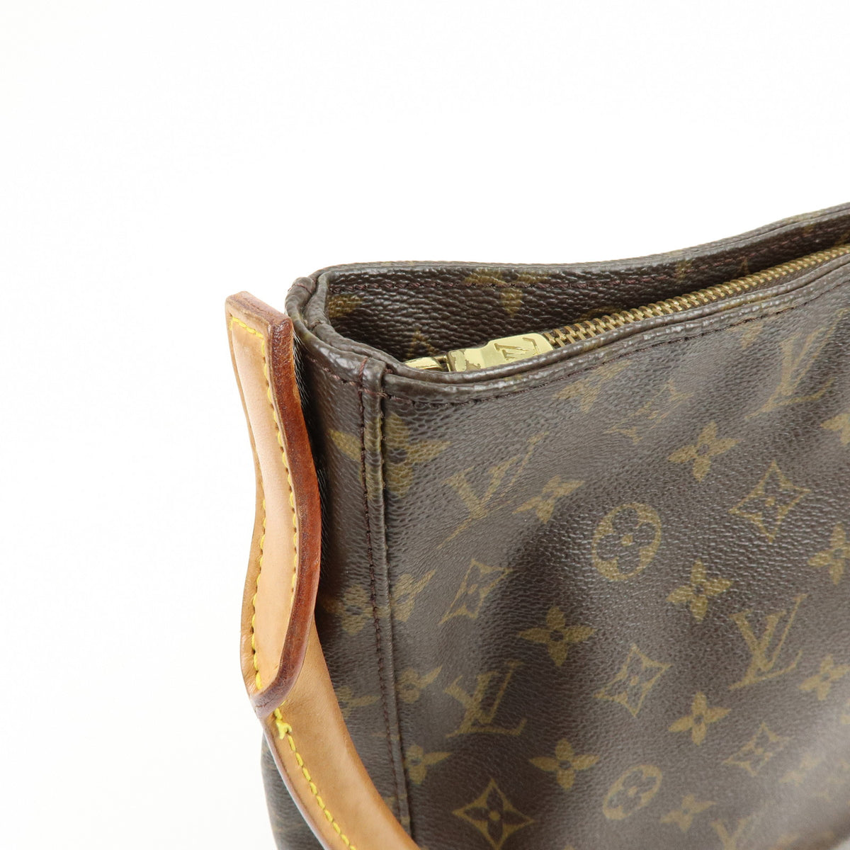 Louis Vuitton Monogram Looping GM Shoulder Bag Brown M51145