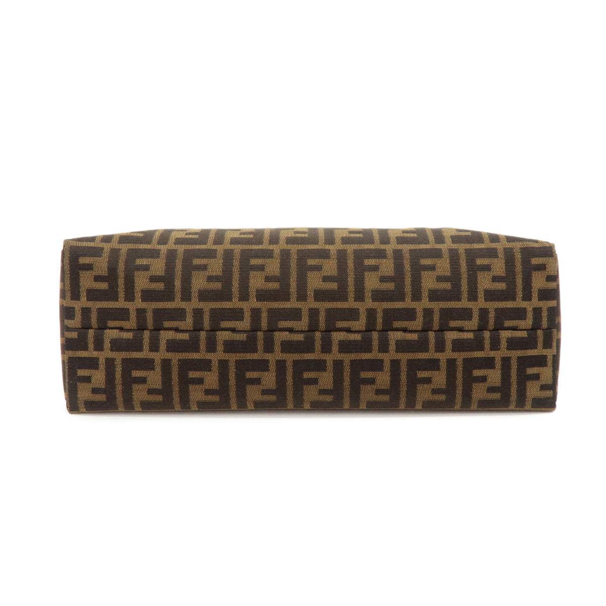 FENDI Zucca Canvas Leather Shoulder Bag Hand Bag Brown 0916115