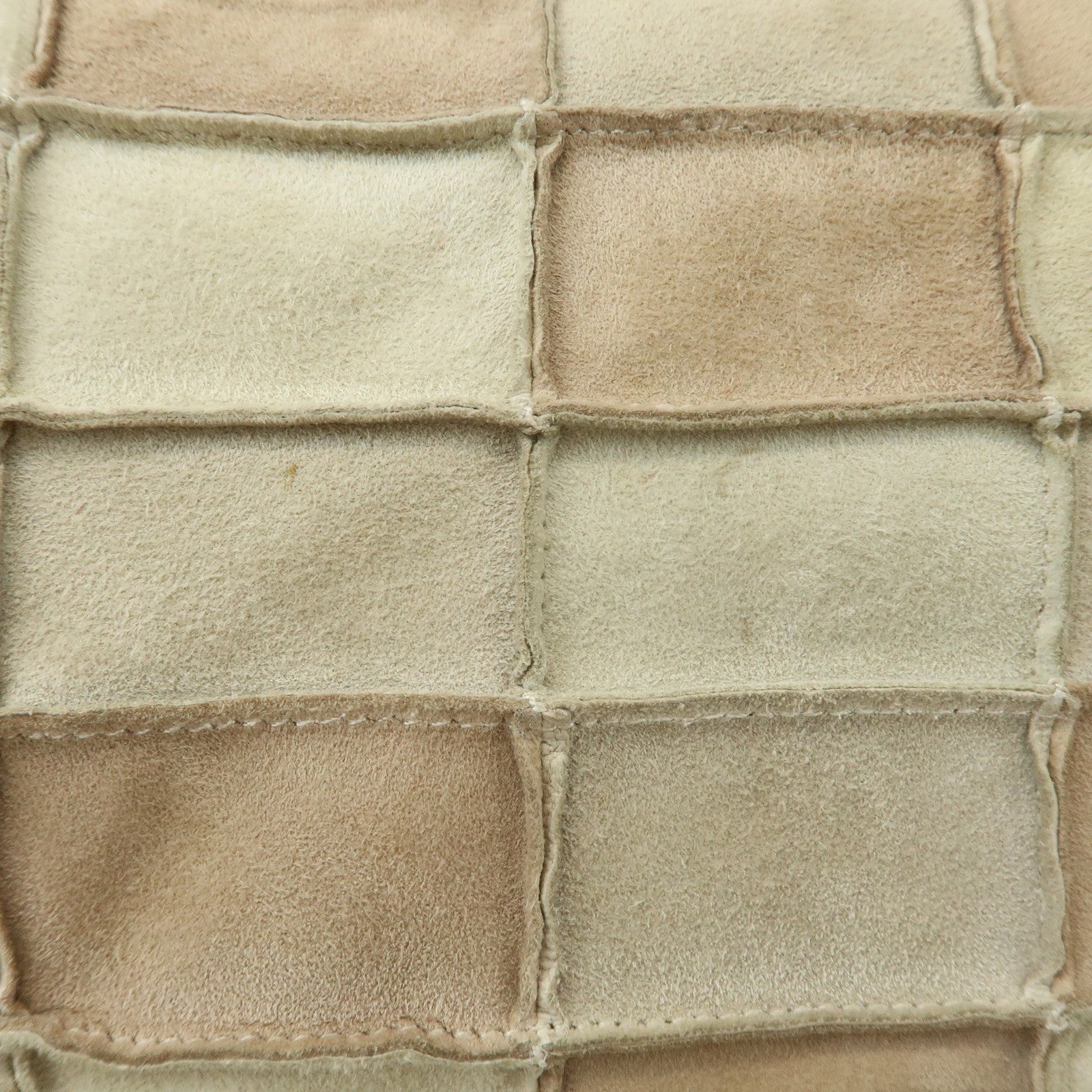 CHANEL 2.55 Suede Patchwork Chain Shoulder Bag Beige A14528