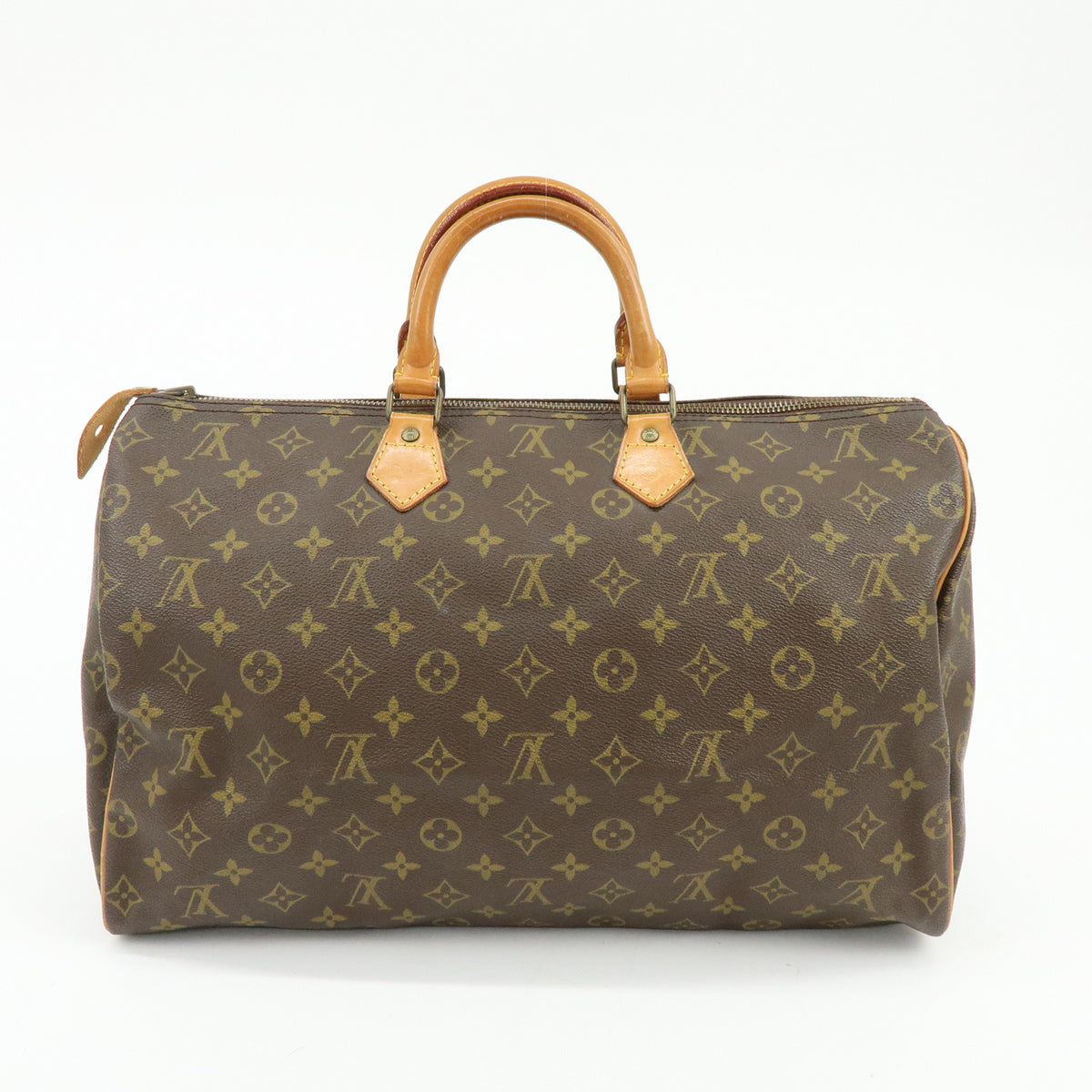 Louis Vuitton Monogram Speedy 40 Hand Bag Boston Bag Brown M41522