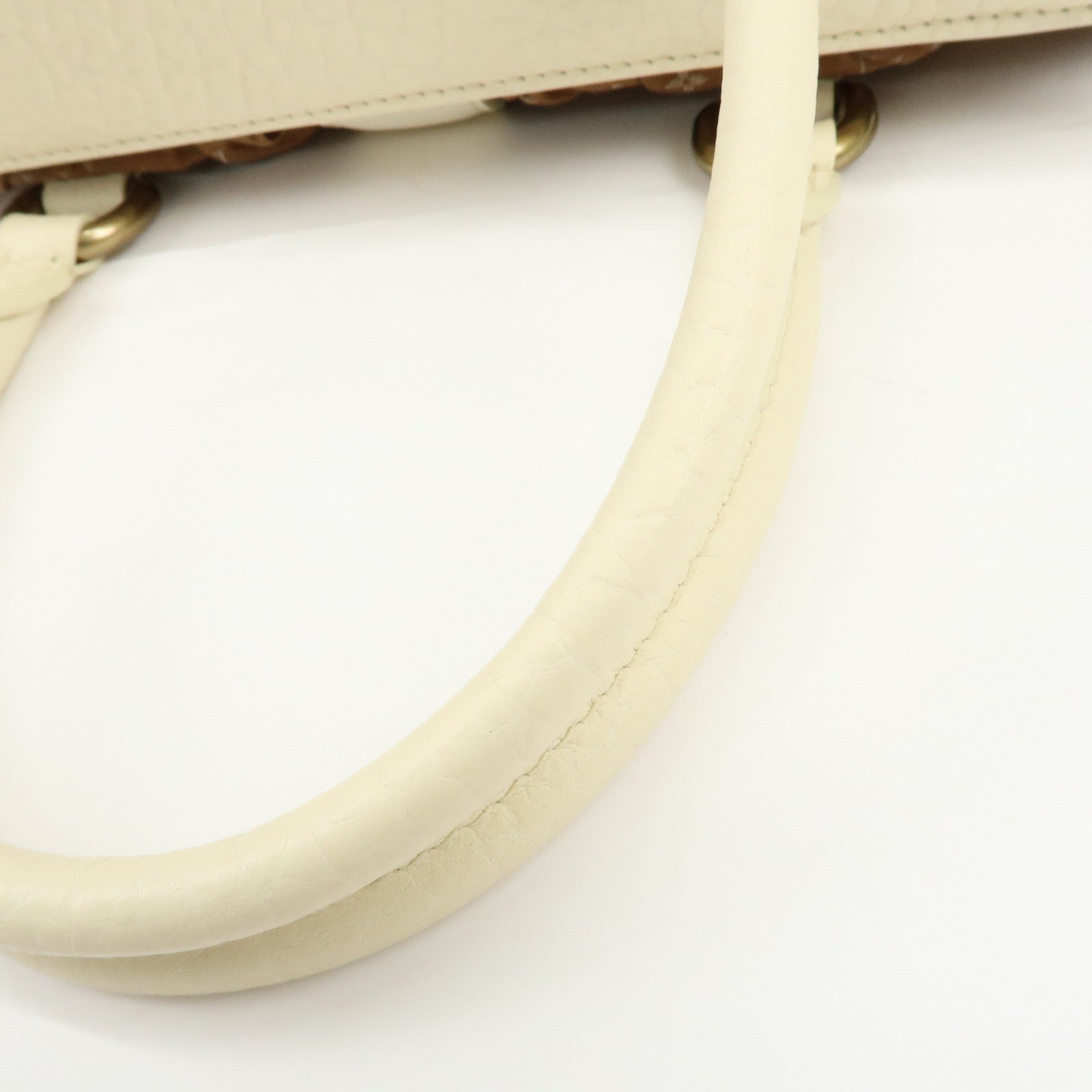 Louis Vuitton Monogram Mini Lin Trapes GM Camel Ivory M40060