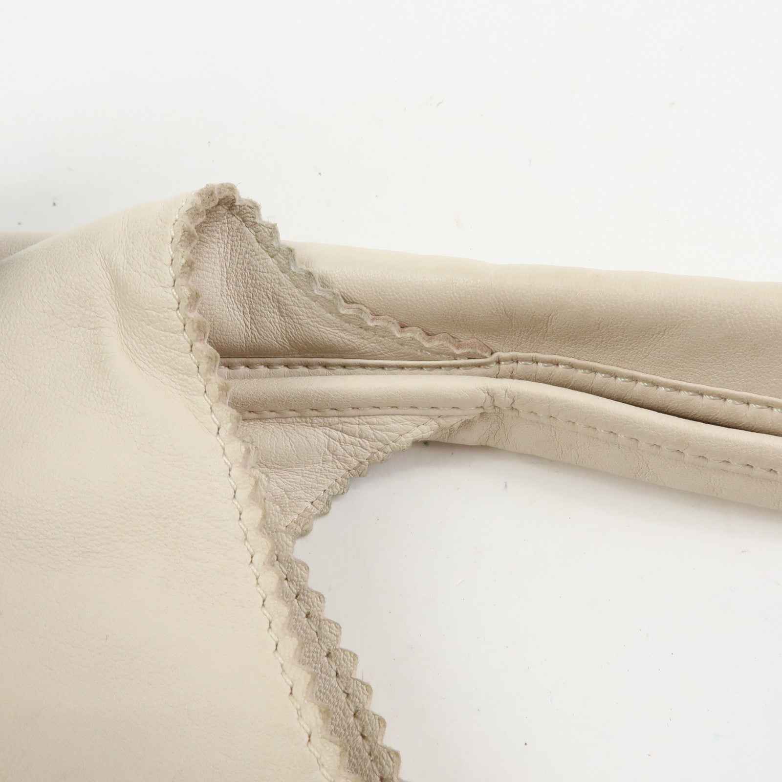 LOEWE Anagram Nappa Leather Hand Bag Shoulder Bag Ivory