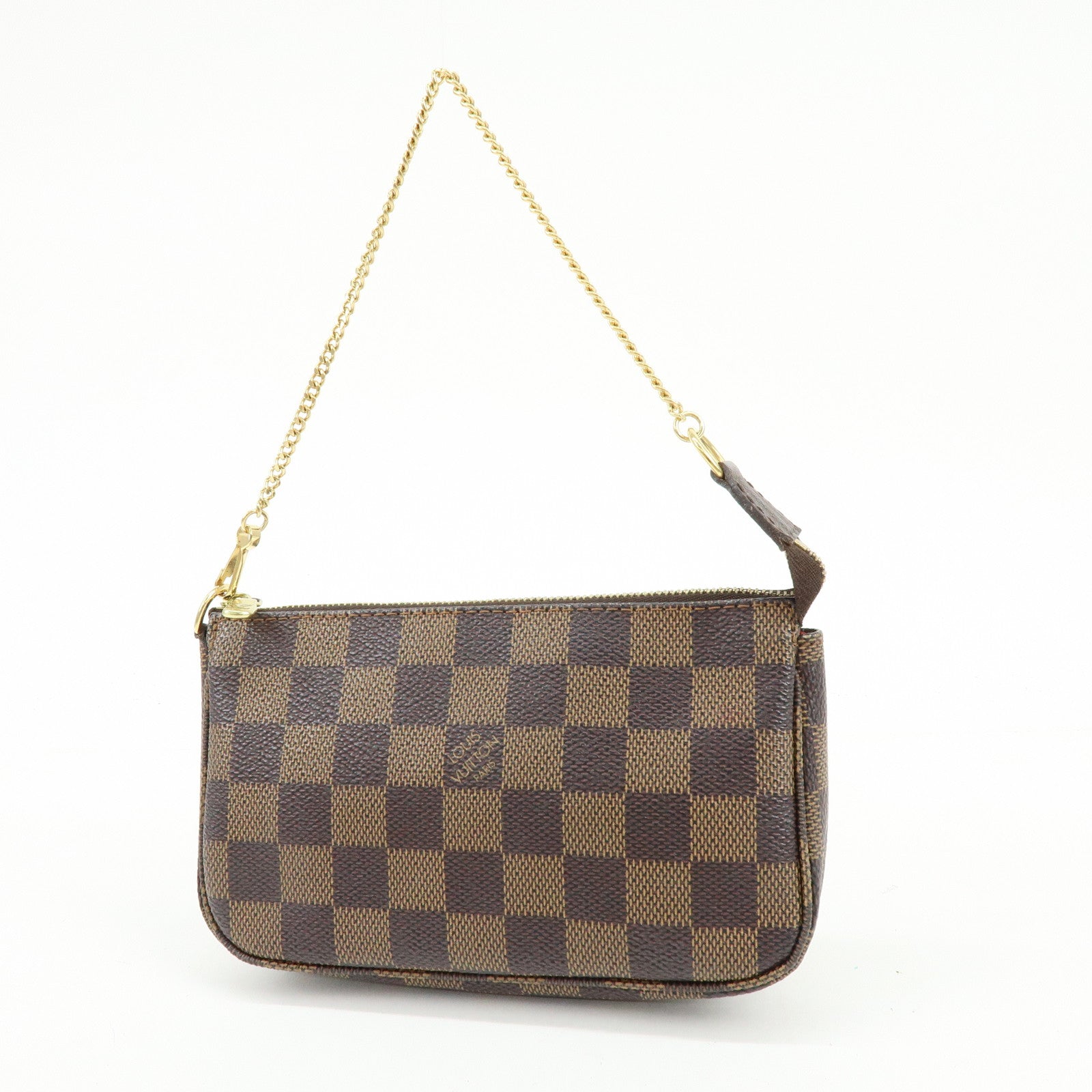 Louis Vuitton Damier Ebene Mini Pochette Accessoires Hand Bag