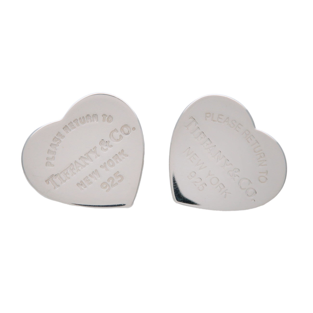 Tiffany & Co Return to Tiffany Mini Heart Tag Stud Earrings SV925