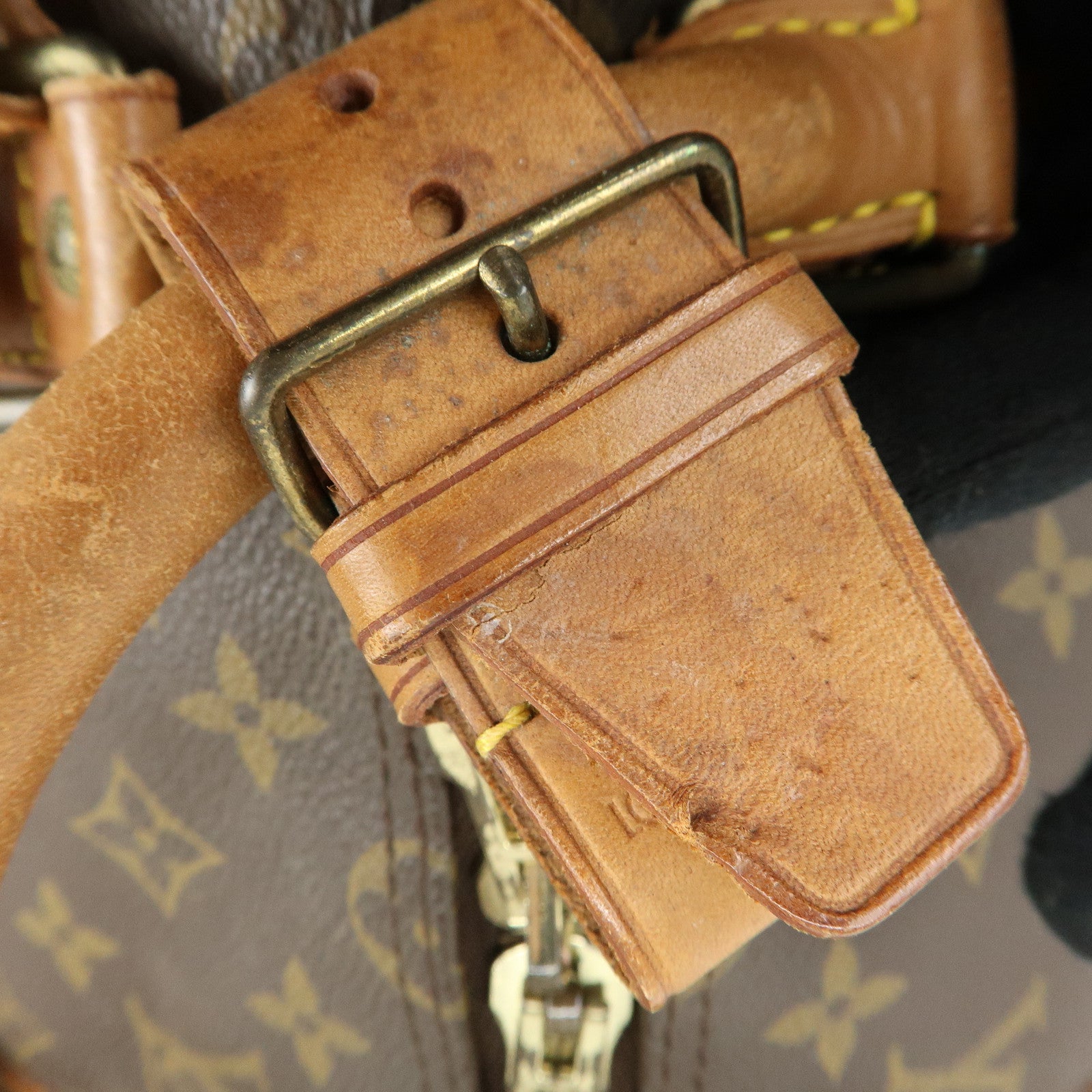 Louis Vuitton Monogram Keep All Bandouliere 50 Boston Bag M41416