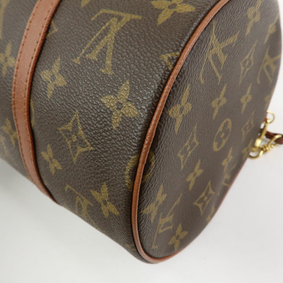 Louis Vuitton Monogram Papillon 30 Hand Bag Brown M51365