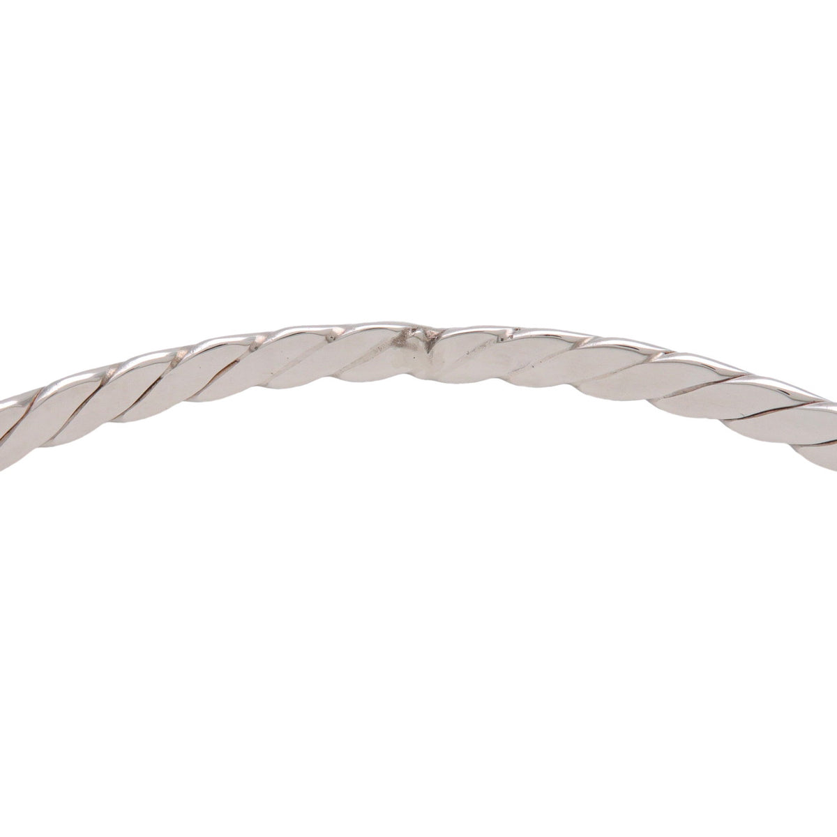 Tiffany & Co Knife Edge Twist Bangle Bracelet SV925 Silver