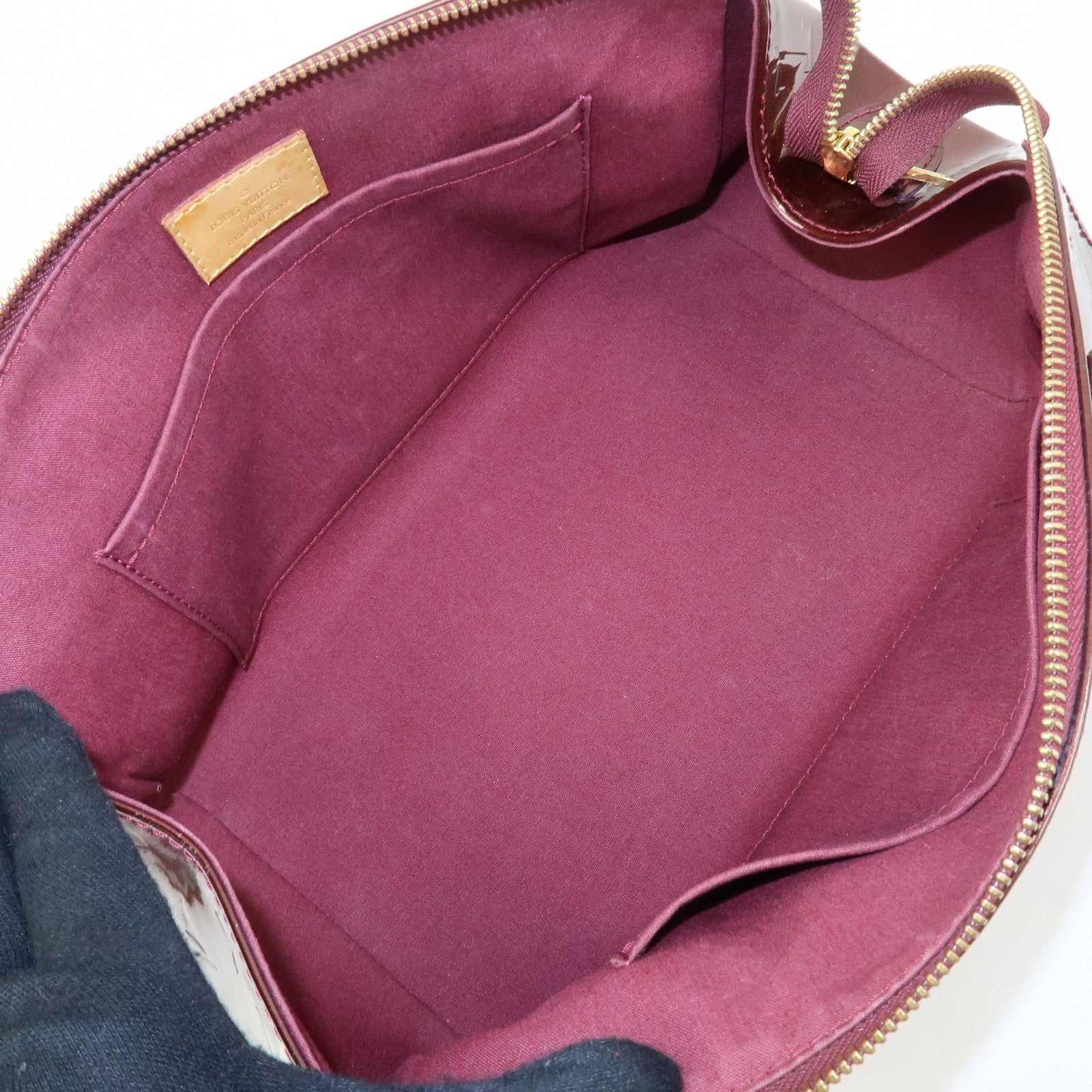 Louis Vuitton Monogram Vernis Sherwood PM Boston Hand Bag M91492