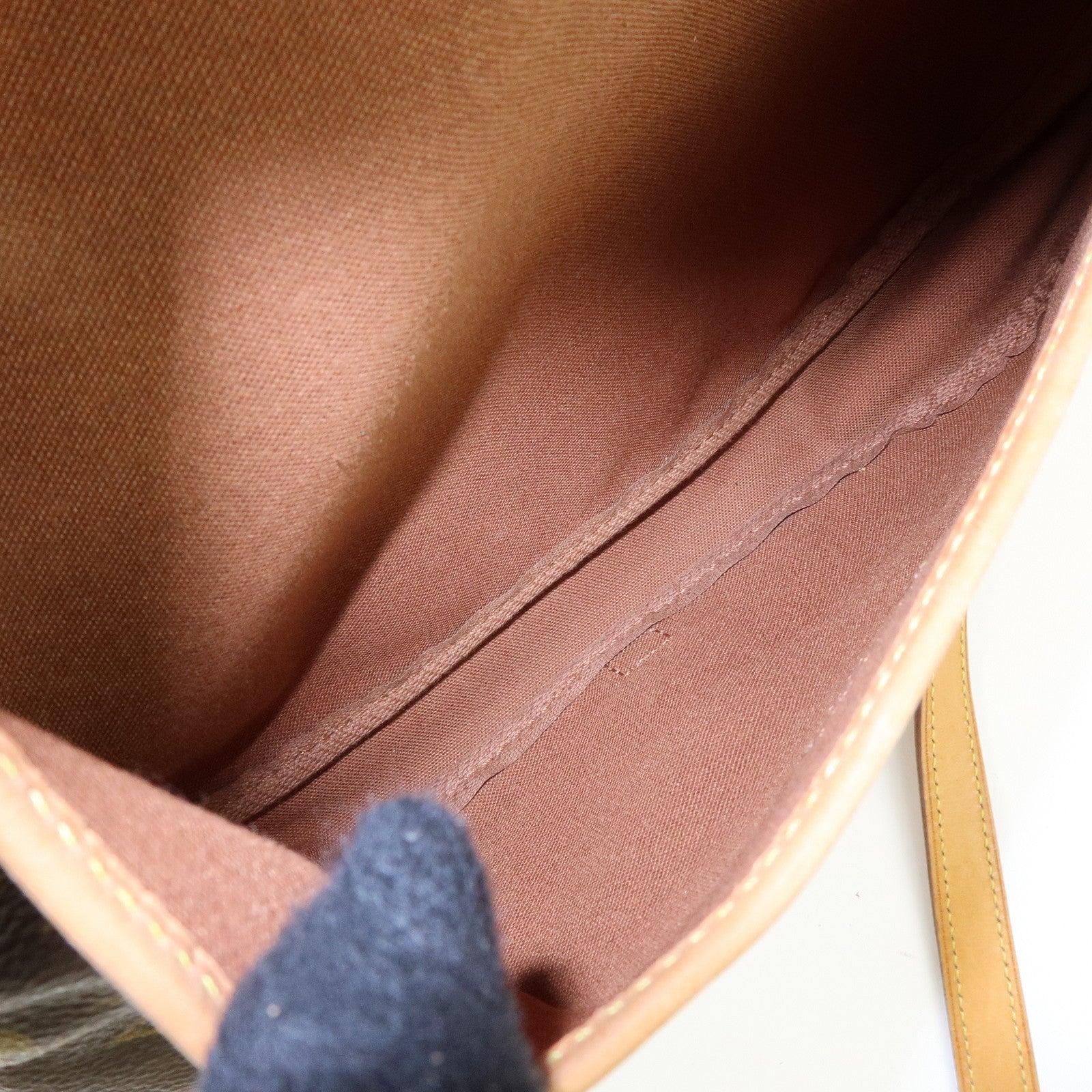 Louis Vuitton Monogram Saumur 30 Canvas Shoulder Bag Brown M42256