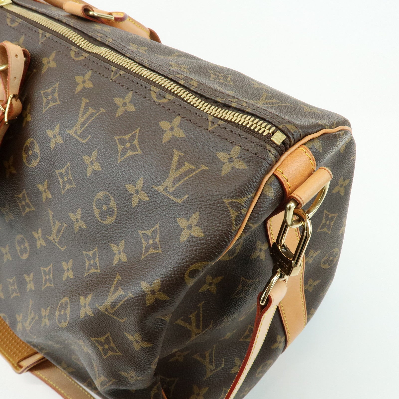 Louis Vuitton Monogram Keep All Bandouliere 55 Boston Bag M41414