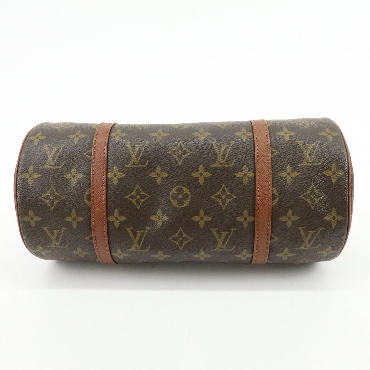 Louis Vuitton Monogram Papillon 30 Hand Bag Brown M51365