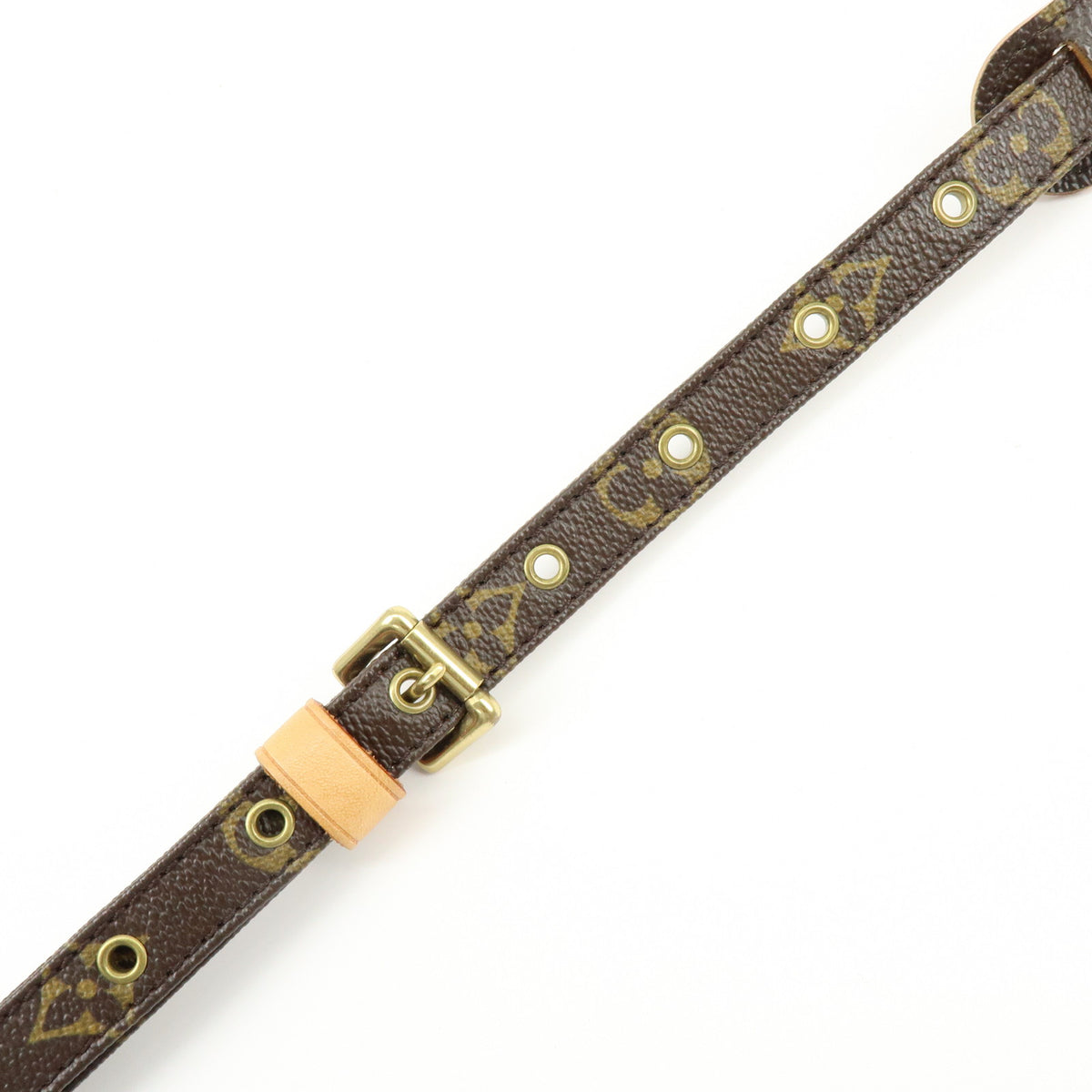 Louis Vuitton Monogram Adjustable Shoulder Strap Brown 120cm J52315