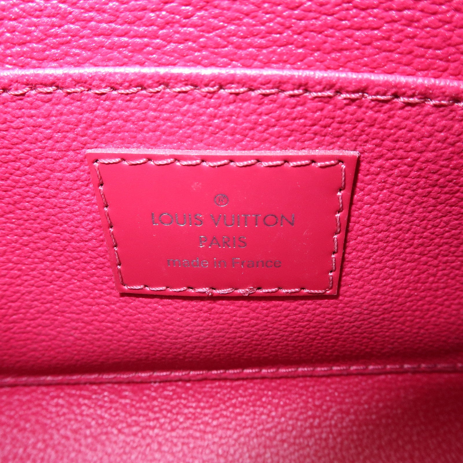 Louis Vuitton Epi Pochette Cosmetic Pouch Fuchsia Pink M40641