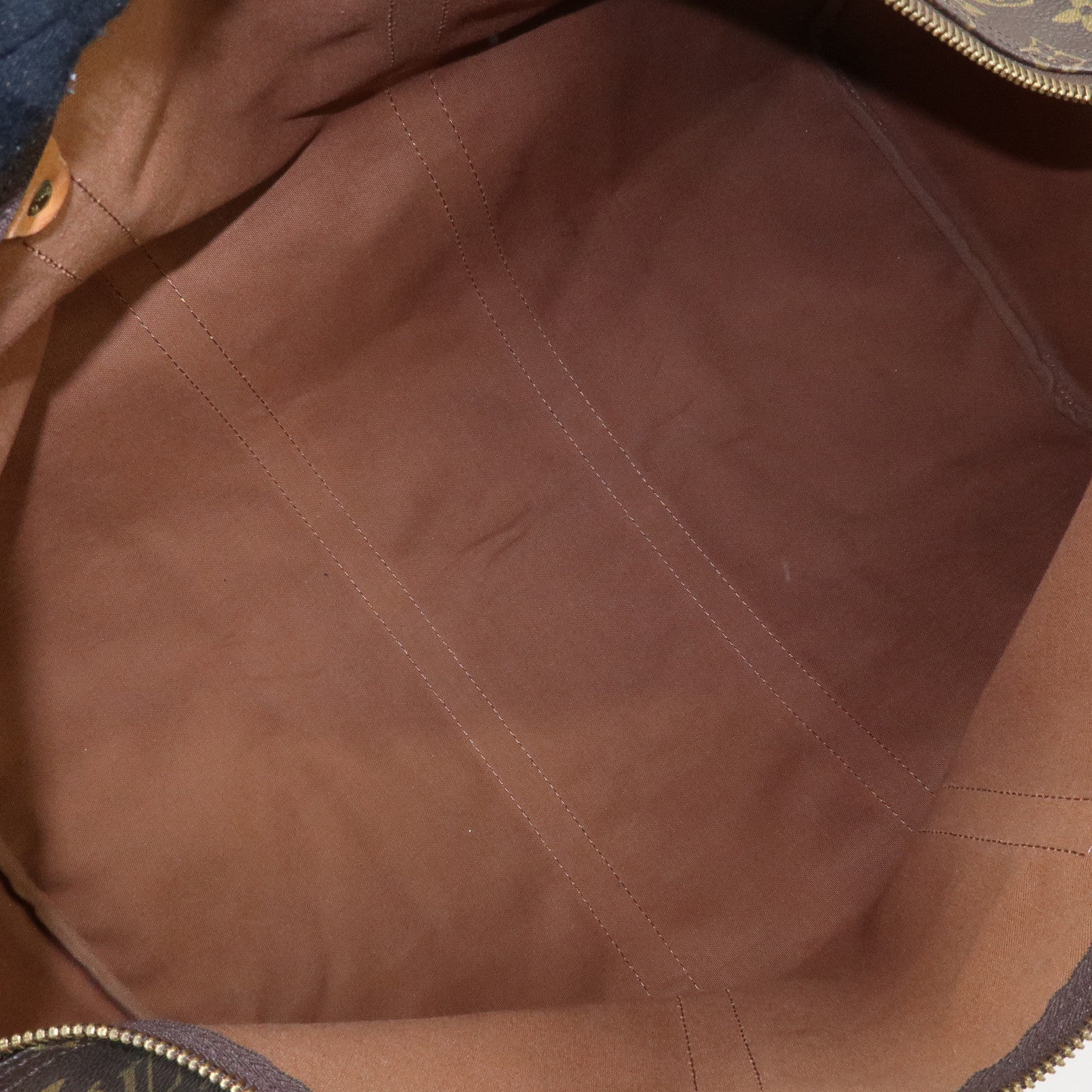 Louis Vuitton Monogram Keep All 55 Boston Bag Brown M41424