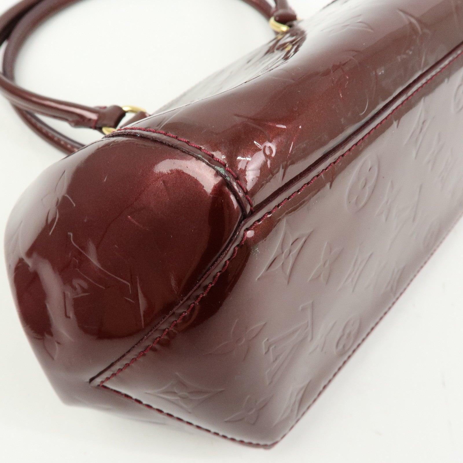 Louis Vuitton Monogram Vernis Sherwood PM Boston Hand Bag M91492
