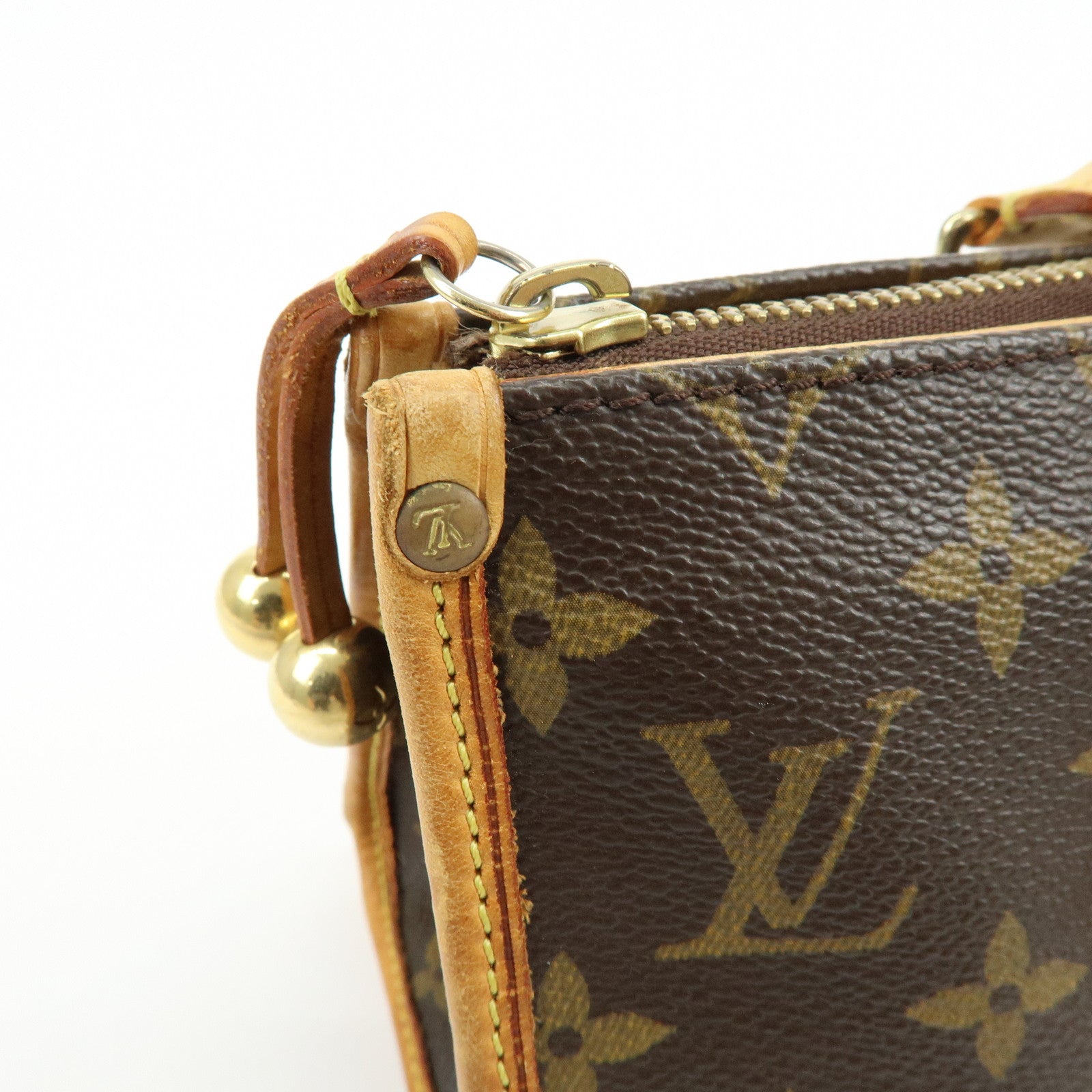 Louis Vuitton Monogram Canvas Popincourt Hand Bag Brown M40009