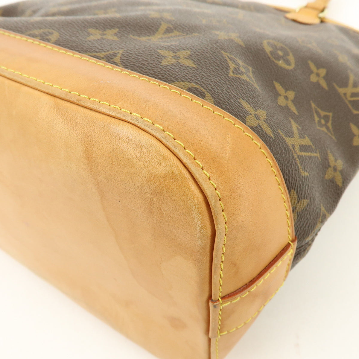 Louis Vuitton Monogram Lockit Vertical Hand Bag Brown M40103