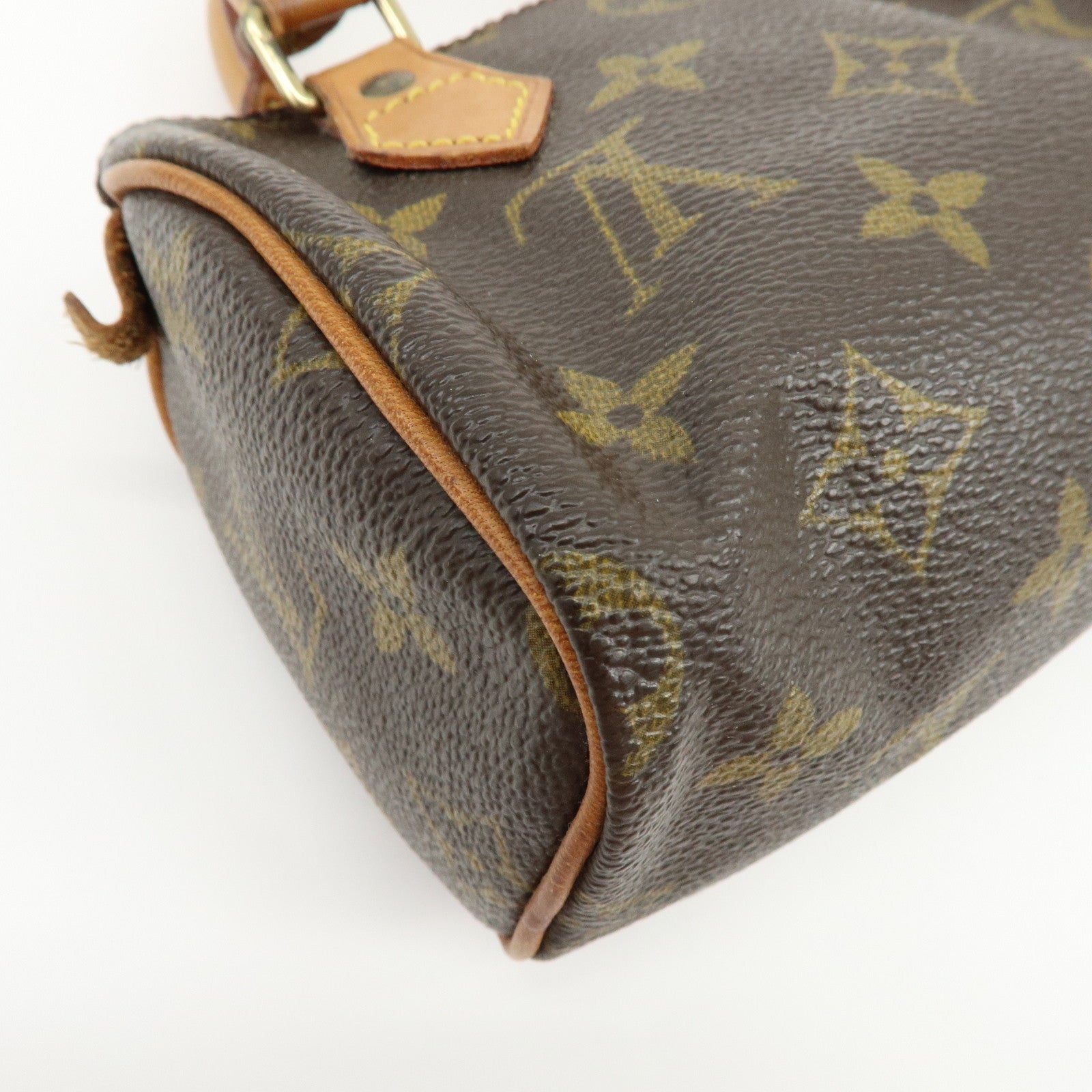 Louis Vuitton Monogram Mini Speedy Hand Bag Brown M41534 J75011 Lot
