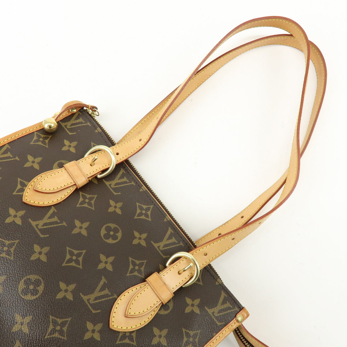 Louis Vuitton Monogram Popincourt Haut Shoulder Bag Brown M40007