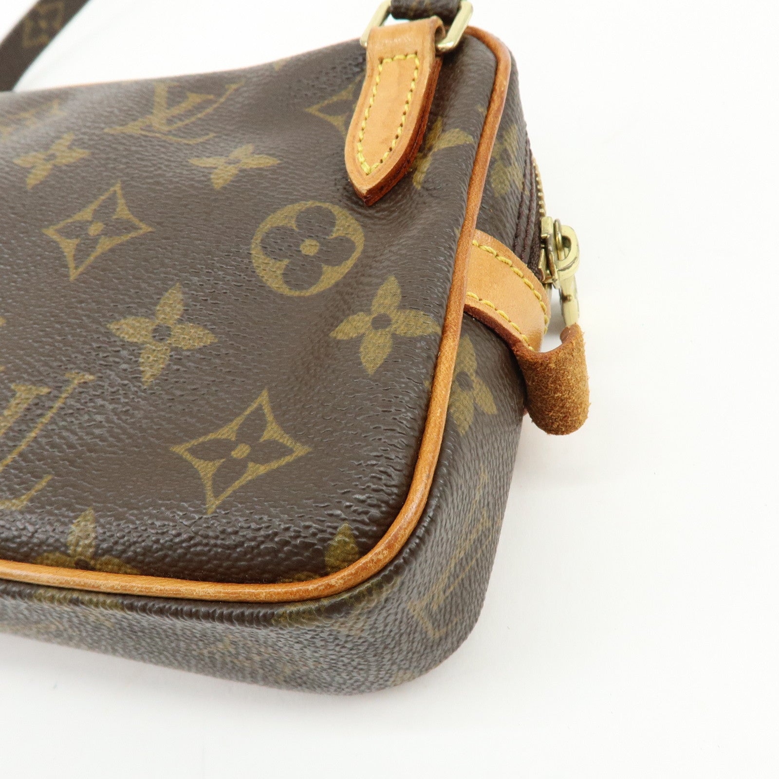 Louis Vuitton Monogram Pochette Marly Bandouliere Bag Brown M51828