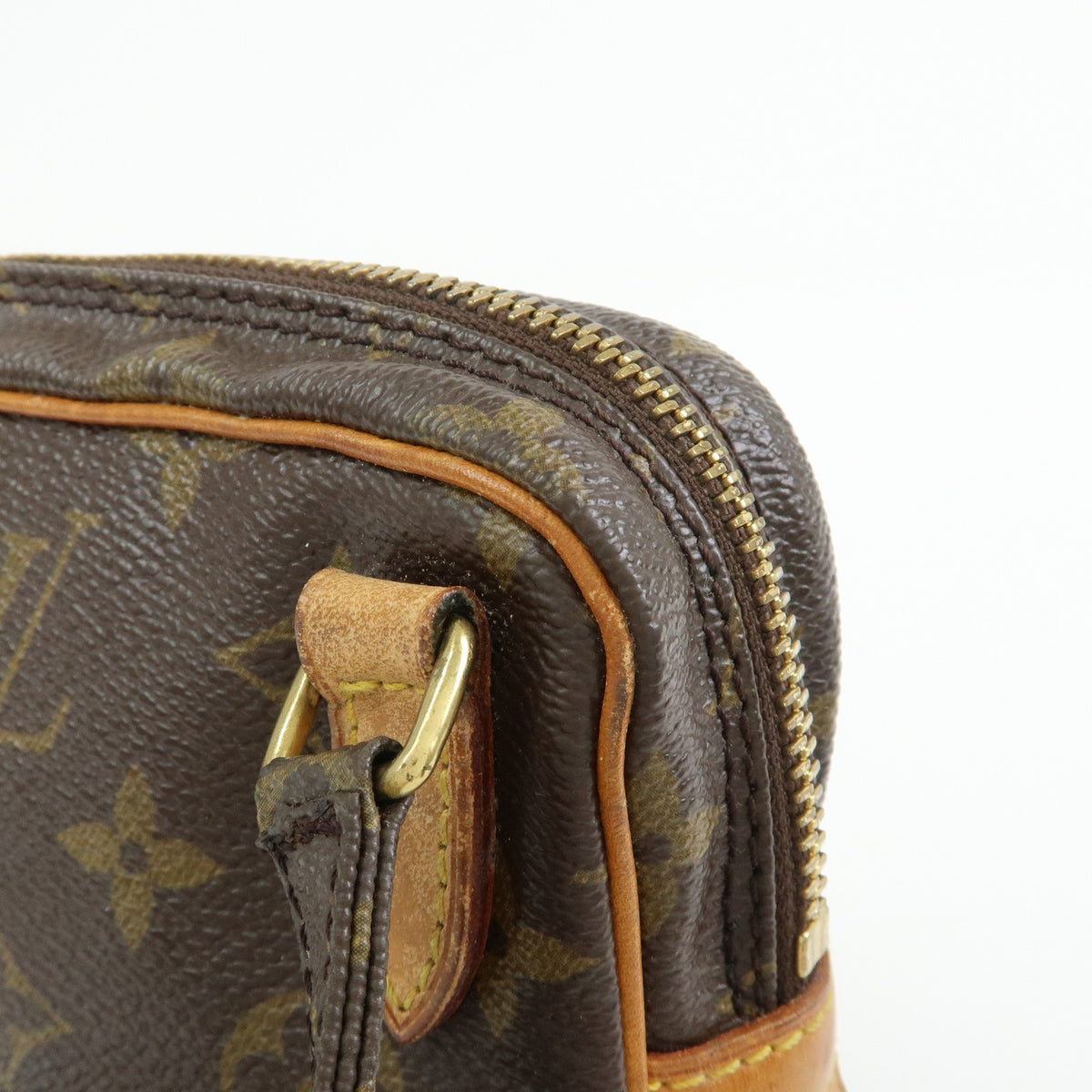 Louis Vuitton Monogram Pochette Marly Bandouliere Bag Brown M51828