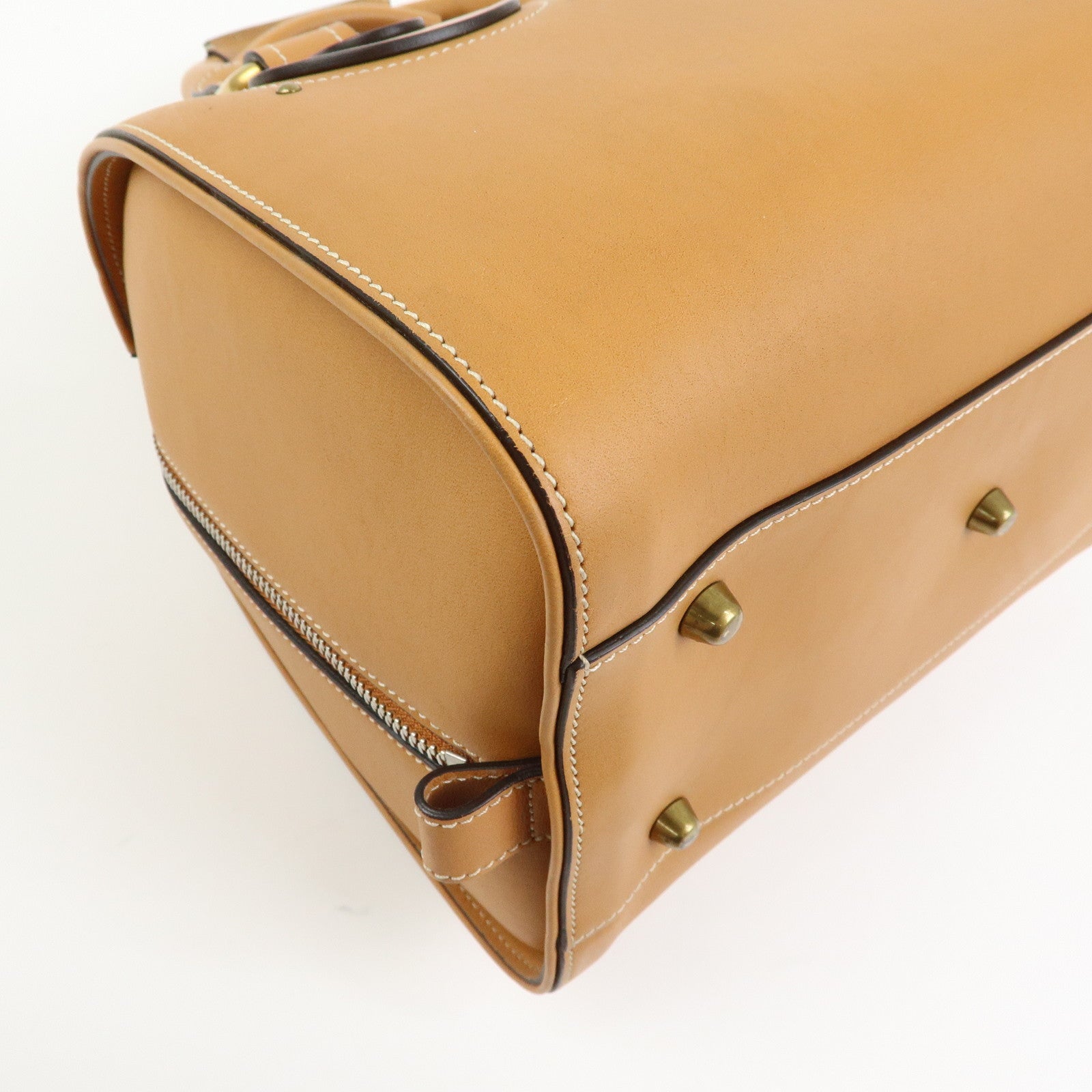 Chloe Paddington Leather 2Way Bag Hand Bag Shoulder Bag Brown