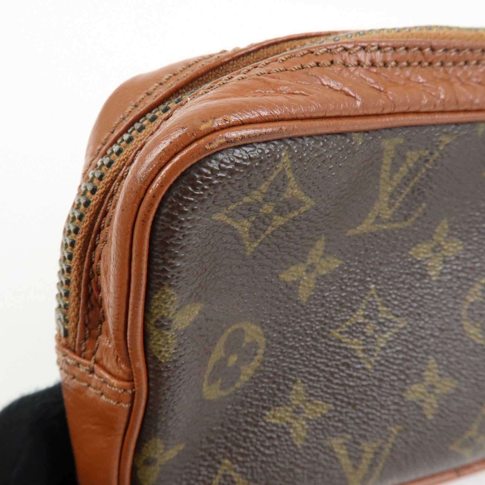 Louis Vuitton Monogram Pochette Marly Bandouliere Bag Brown M51828