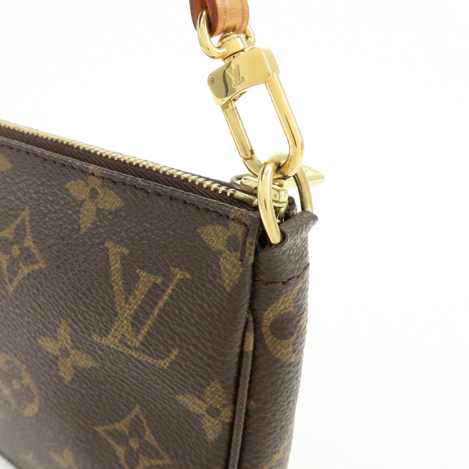 Louis Vuitton Monogram Pochette Accessoires Pouch Hand Bag M51980
