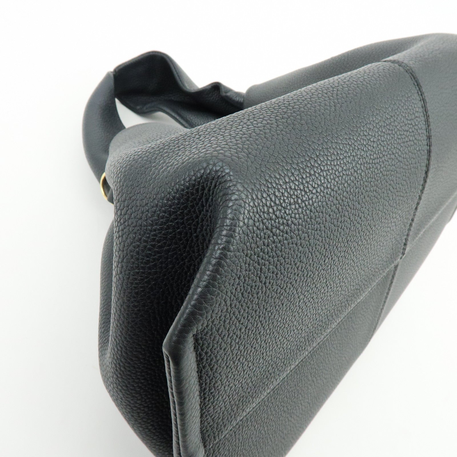 POLENE Numéro Neuf Calf Leather 2Way Bag Hand Shoulder Bag Black