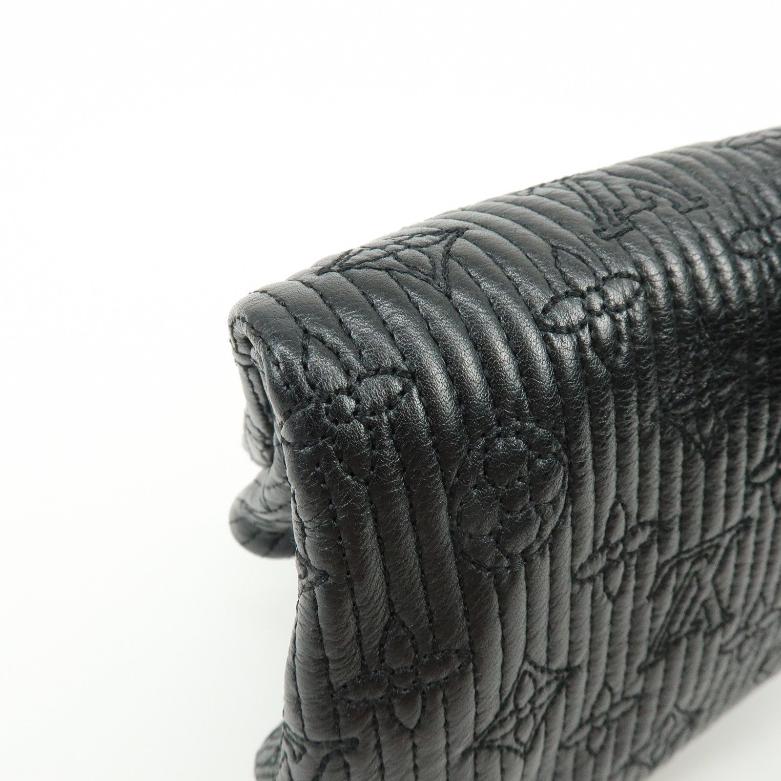Louis Vuitton Monogram Motard Pochette Altair Clutch Bag Noir M40495