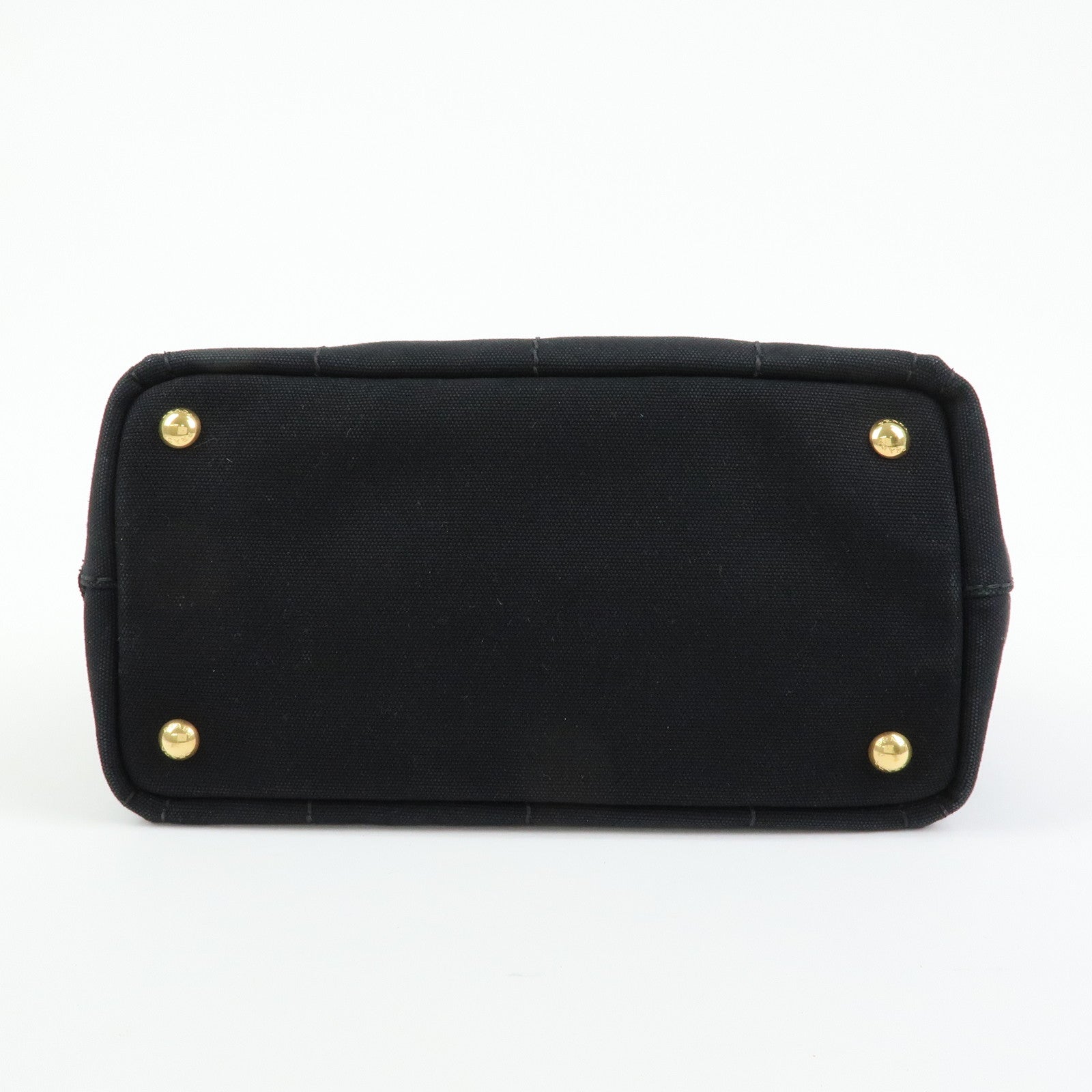 PRADA Triangle Log Canapa Mini Canvas 2Way Bag Hand Bag 1BG439
