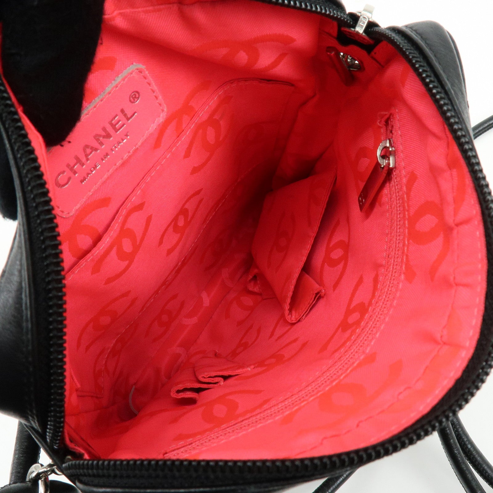 CHANEL Cambon Line Lambskin Medium Pochette Shoulder Bag A25178