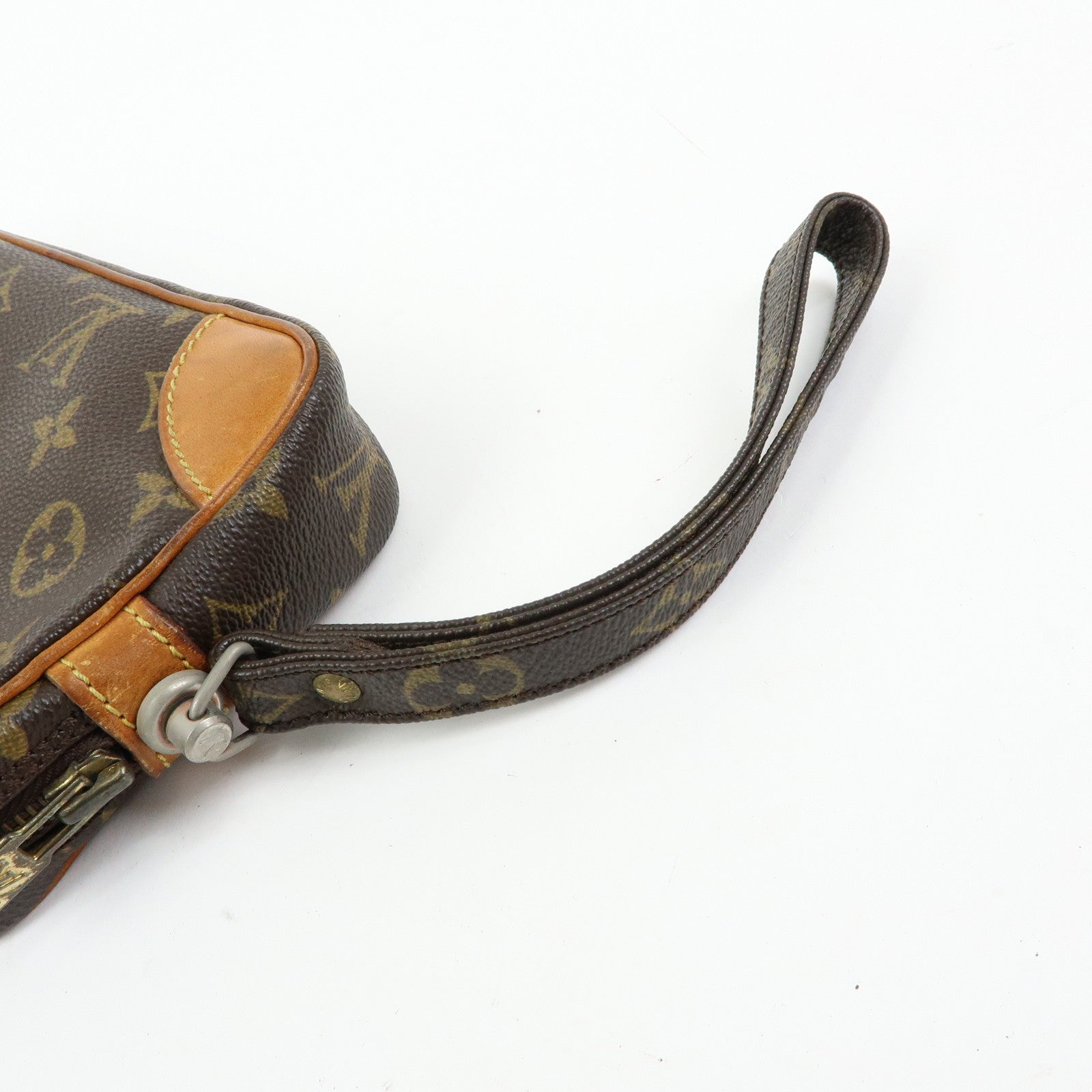 Louis Vuitton Monogram Marly Dragonne PM Clutch Bag Brown M51827