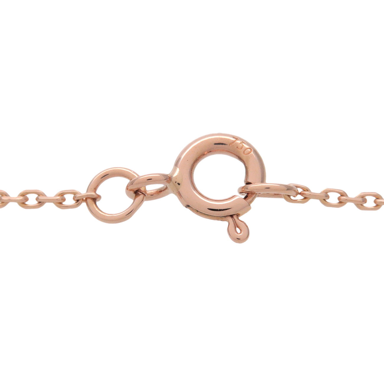 Louis Vuitton Pendant Color Blossom BB 1PDiamond Necklace K18 PG Q93892