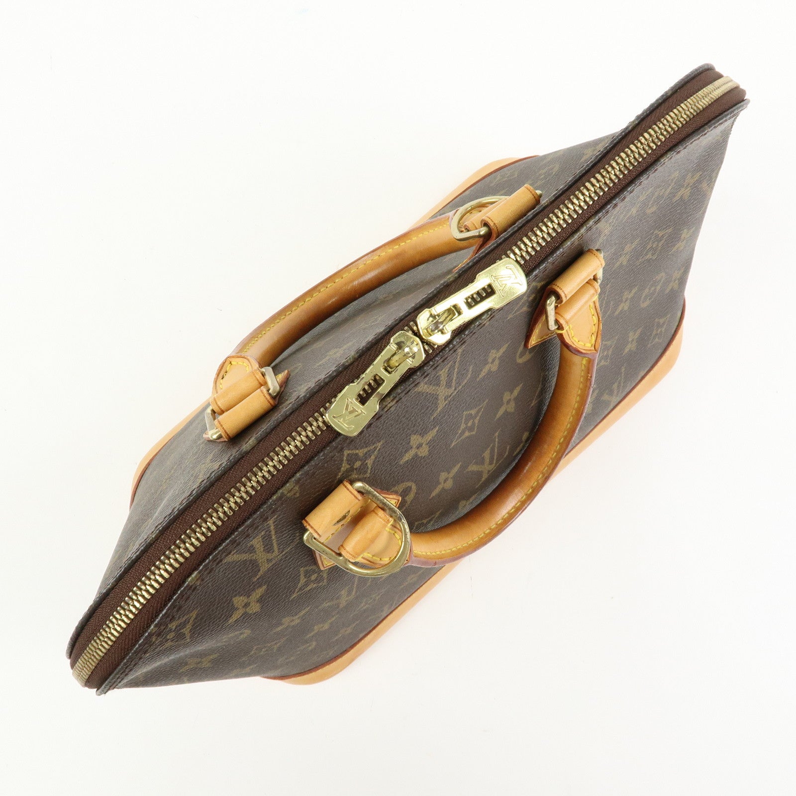 Louis Vuitton Monogram Alma PM Hand Bag Brown M51130