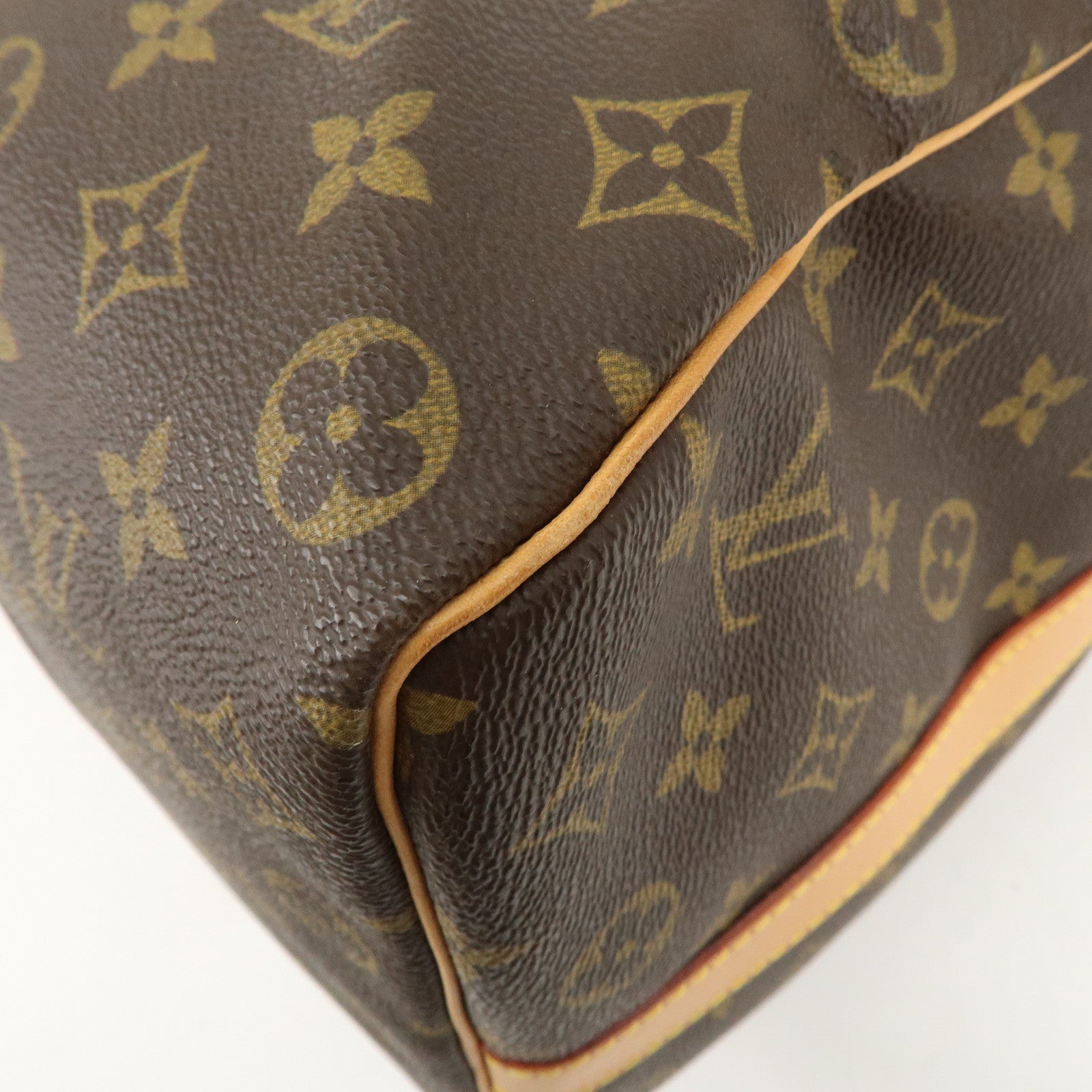 Louis Vuitton Monogram Keep All Bandouliere 50 Boston Bag Brown M41416 Used