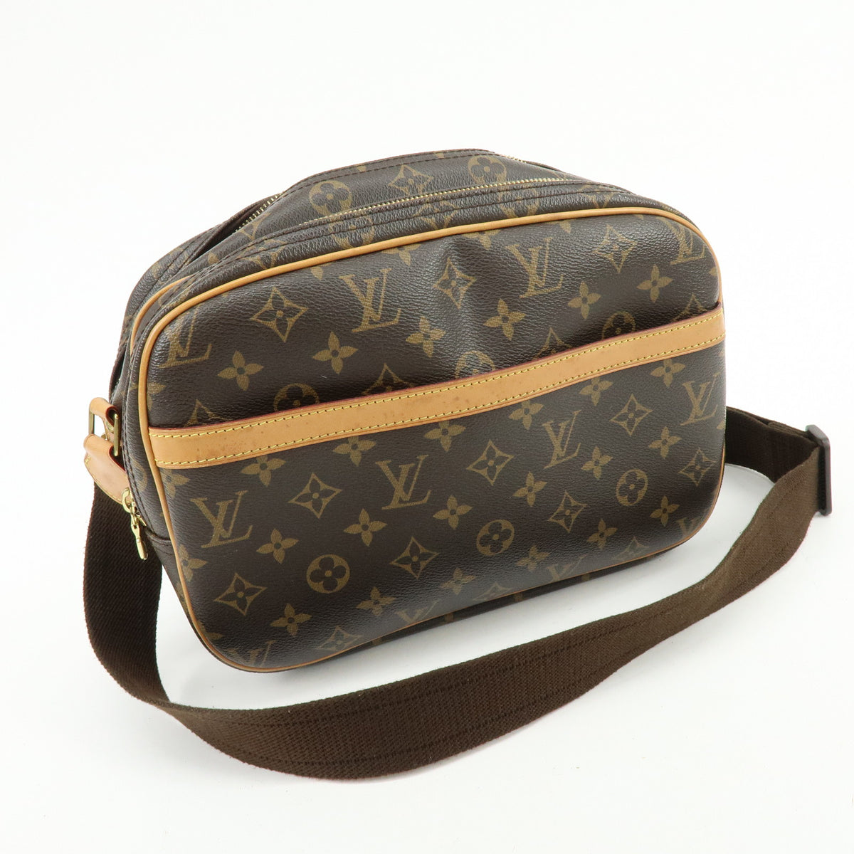 Louis Vuitton Monogram Reporter PM Shoulder Crossbody Bag M45254