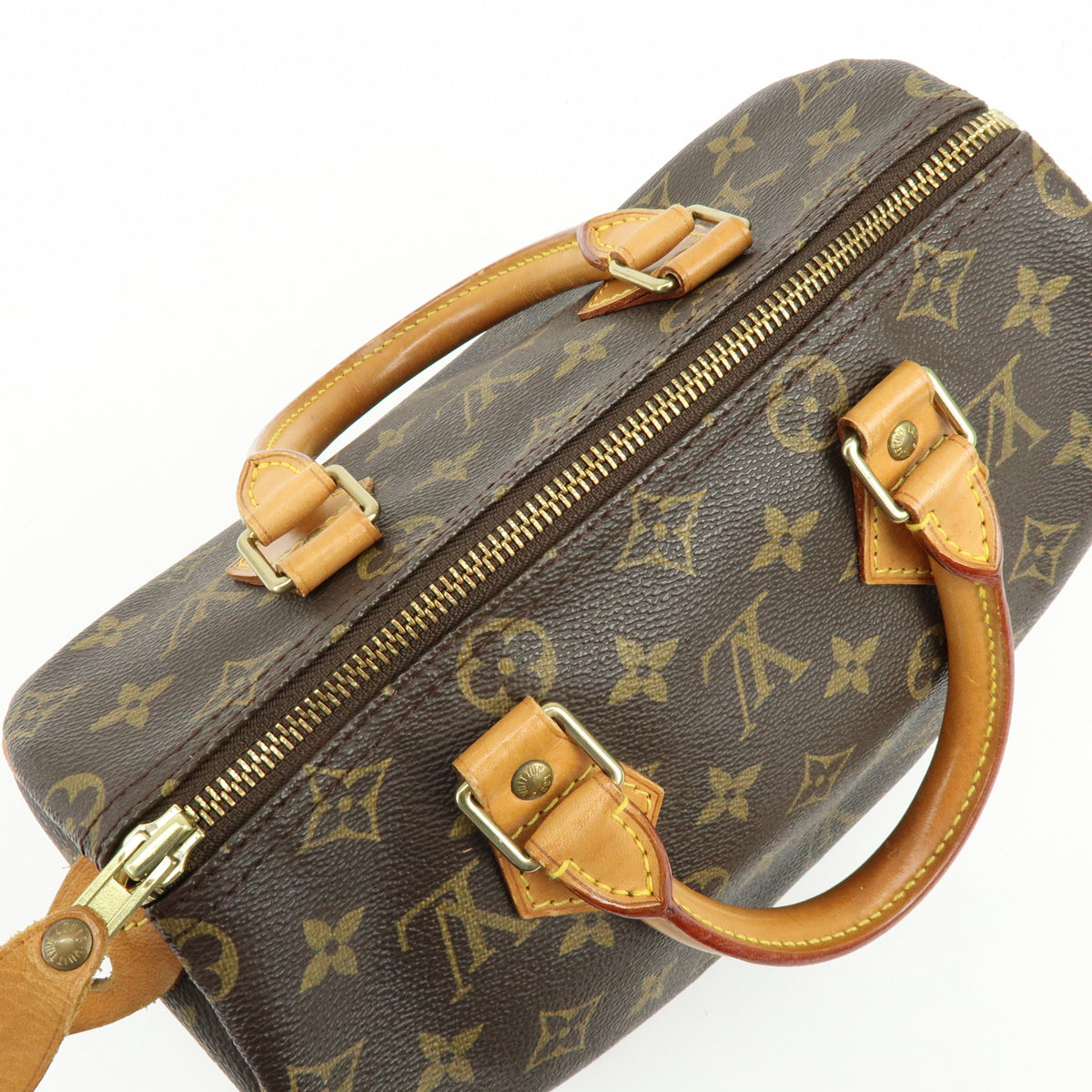 Louis Vuitton Monogram Speedy 25 Boston Bag Hand Bag Brown M41528