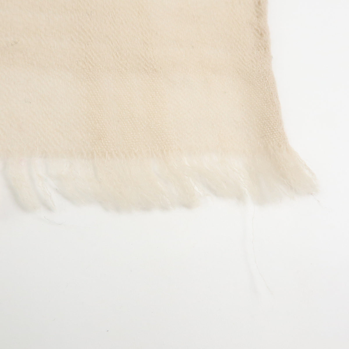 CHANEL COCO Mark Cashmere 100% Scarf Stawl Beige Black