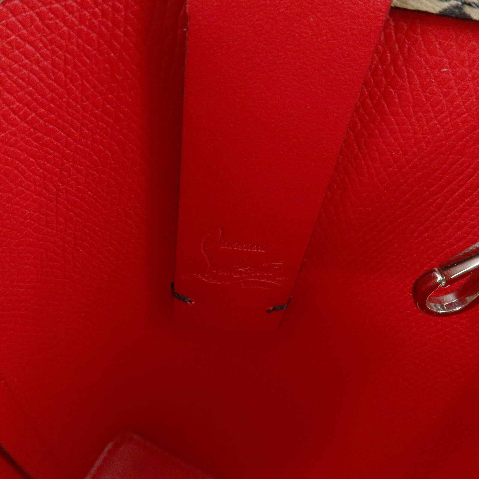 Christian Louboutin PVC Leopard 2Way Bag Hand Bag Shoulder Bag