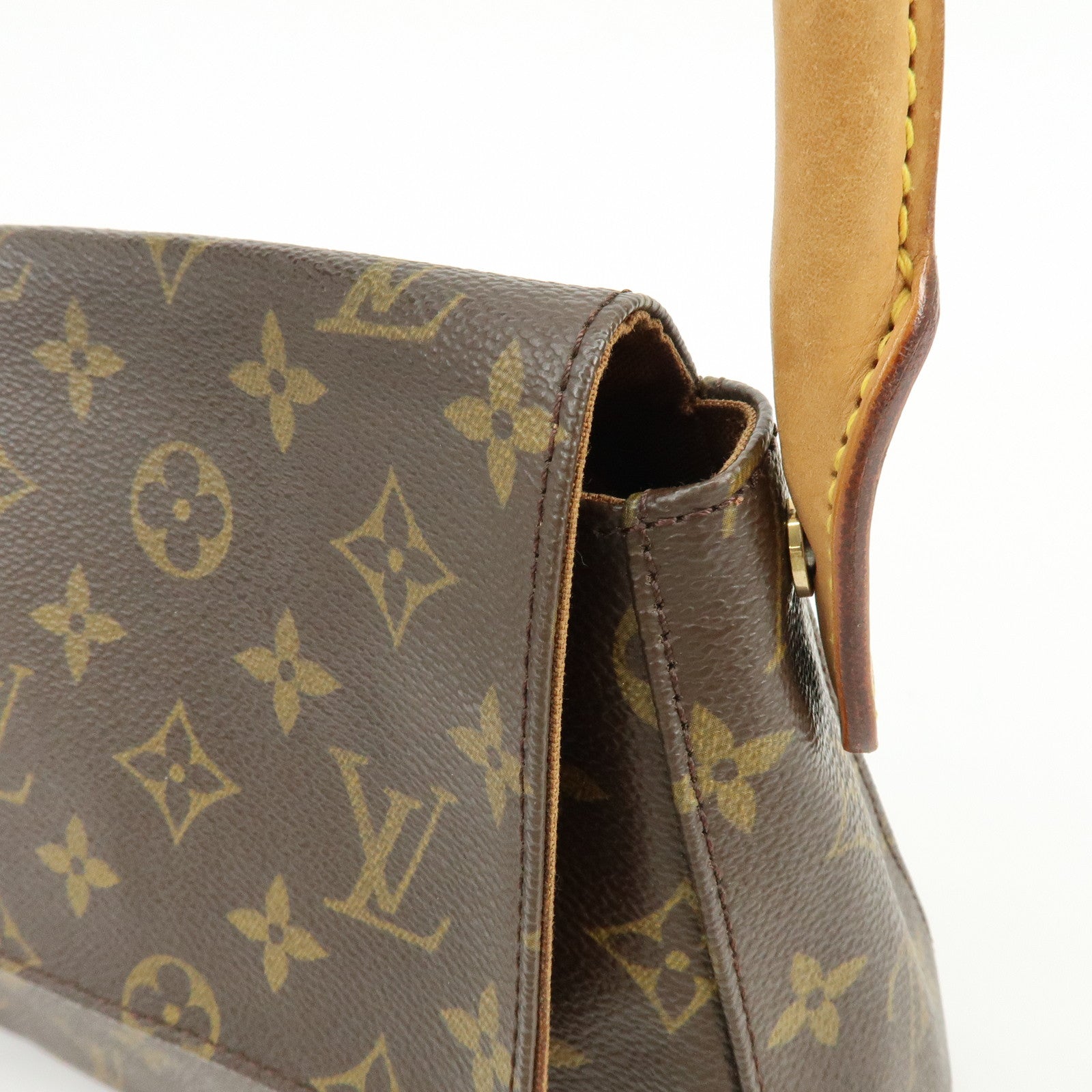 Louis Vuitton Monogram Mini Looping Shoulder Bag Brown M51147