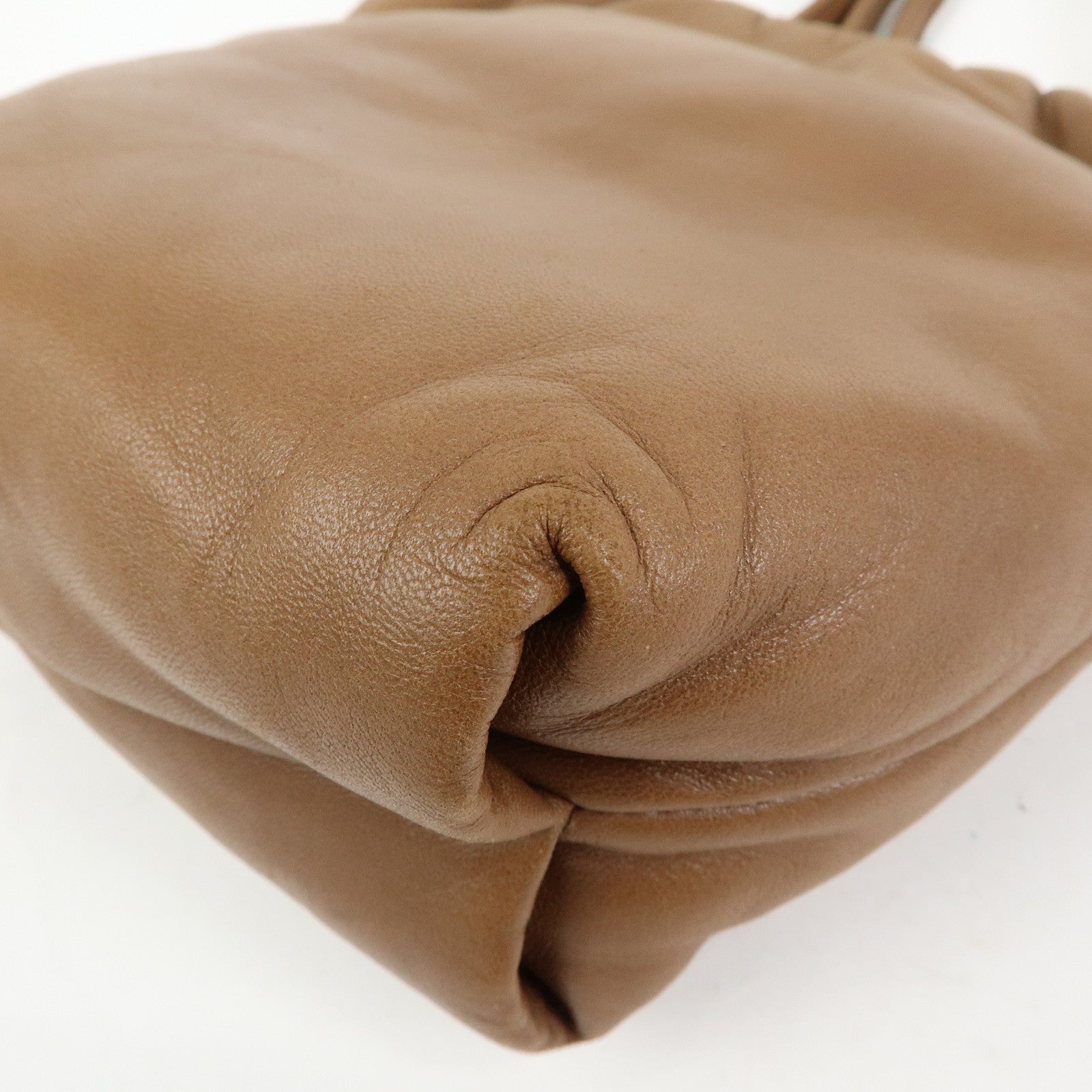 LOEWE Anagram Nappa Leather Shoulder Crossbody Bag Brown