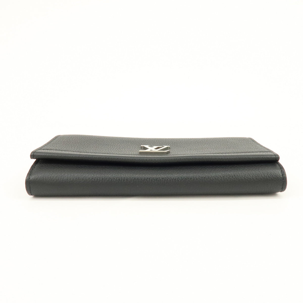 Louis Vuitton Portefeuille Lockme II Calf Skin Long Wallet Noir M62329