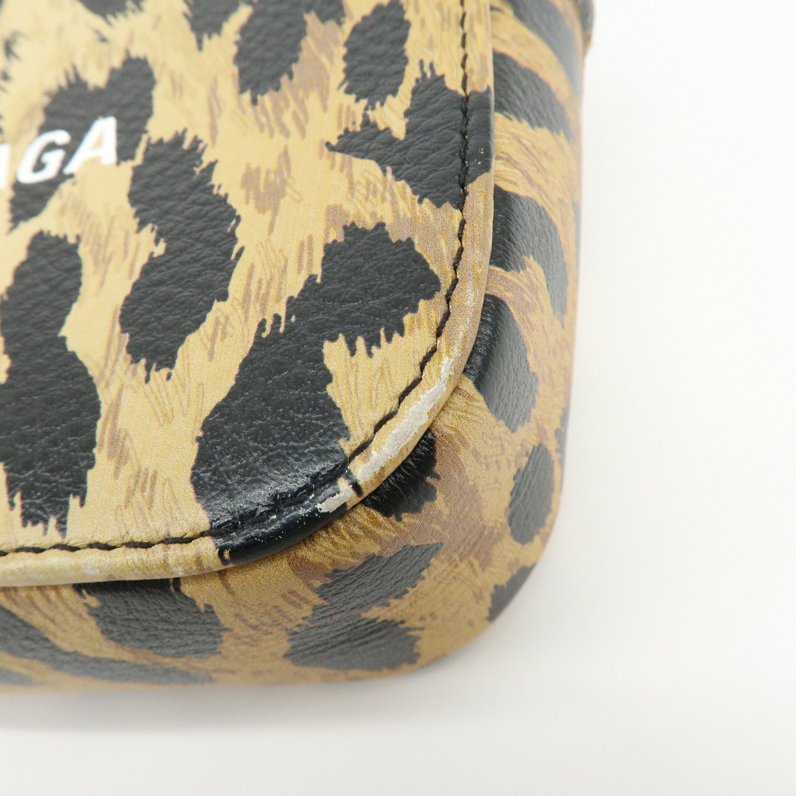 BALENCIAGA Everyday Camera Bag Shoulder Bag Leopard Pattern 552372