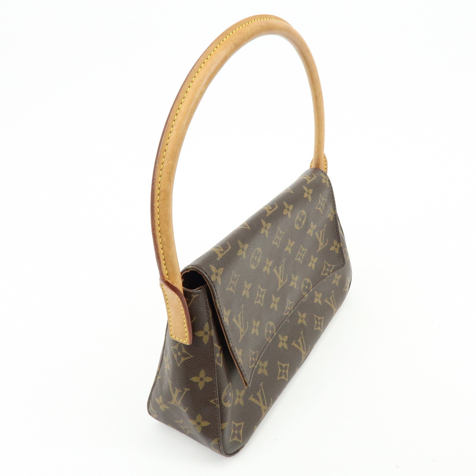 Louis Vuitton Monogram Mini Looping Shoulder Bag Brown M51147