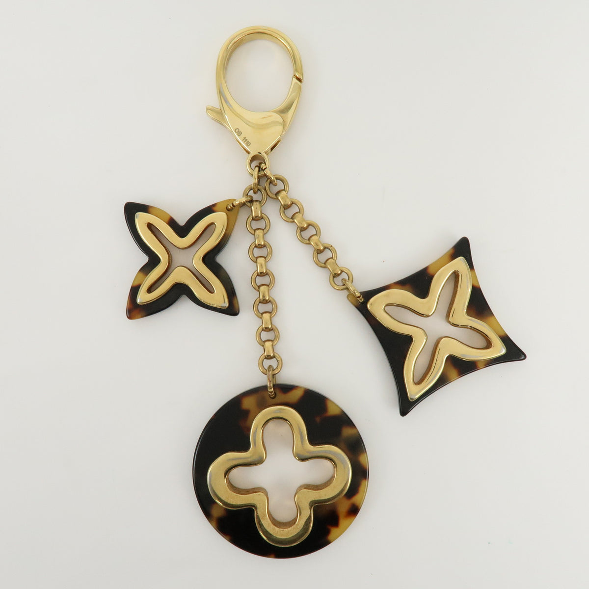 Louis Vuitton Bijou Sac Insolence Bag Charm Gold Brown M65844