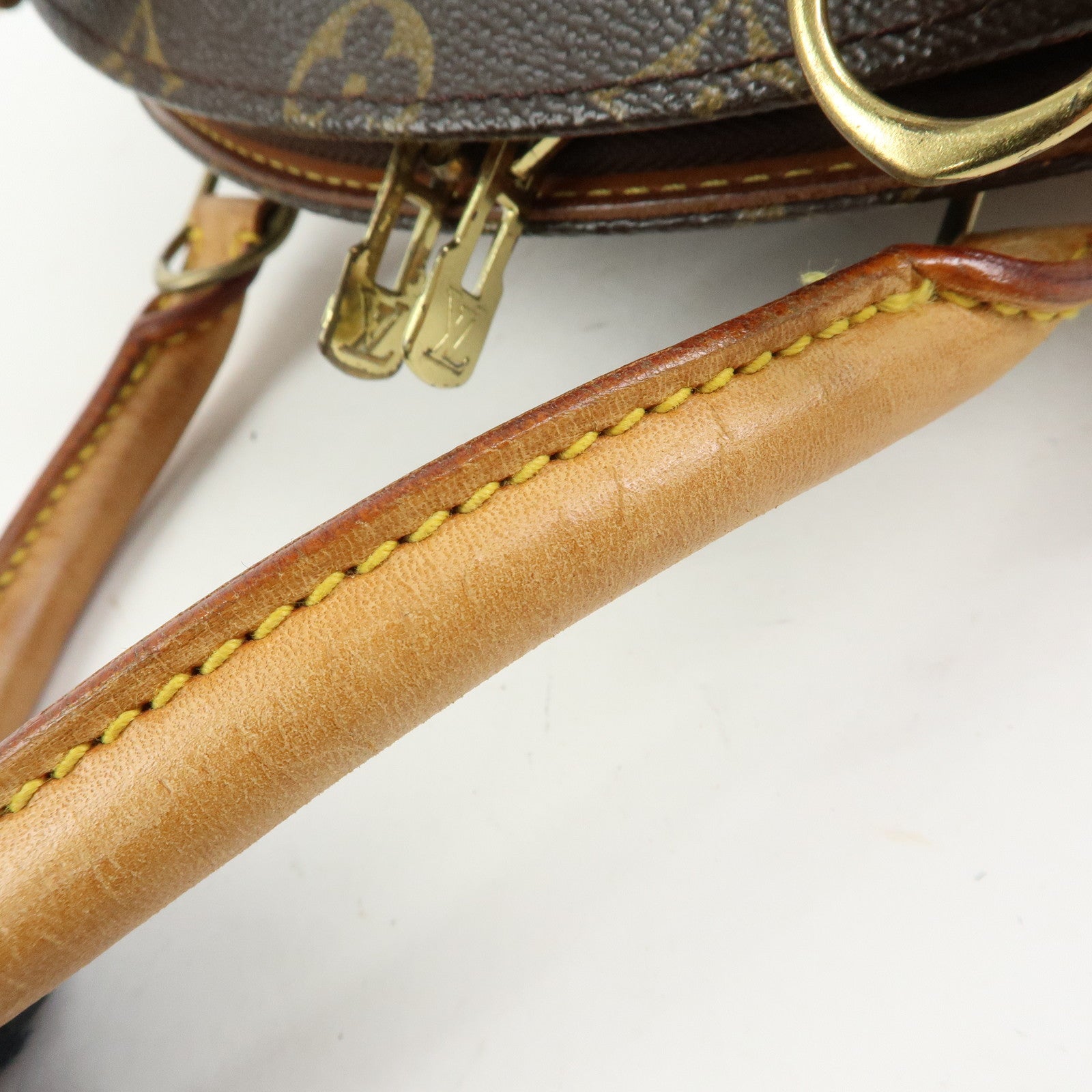 Louis Vuitton Monogram Canvas Ellipse PM Hand Bag Brown M51127