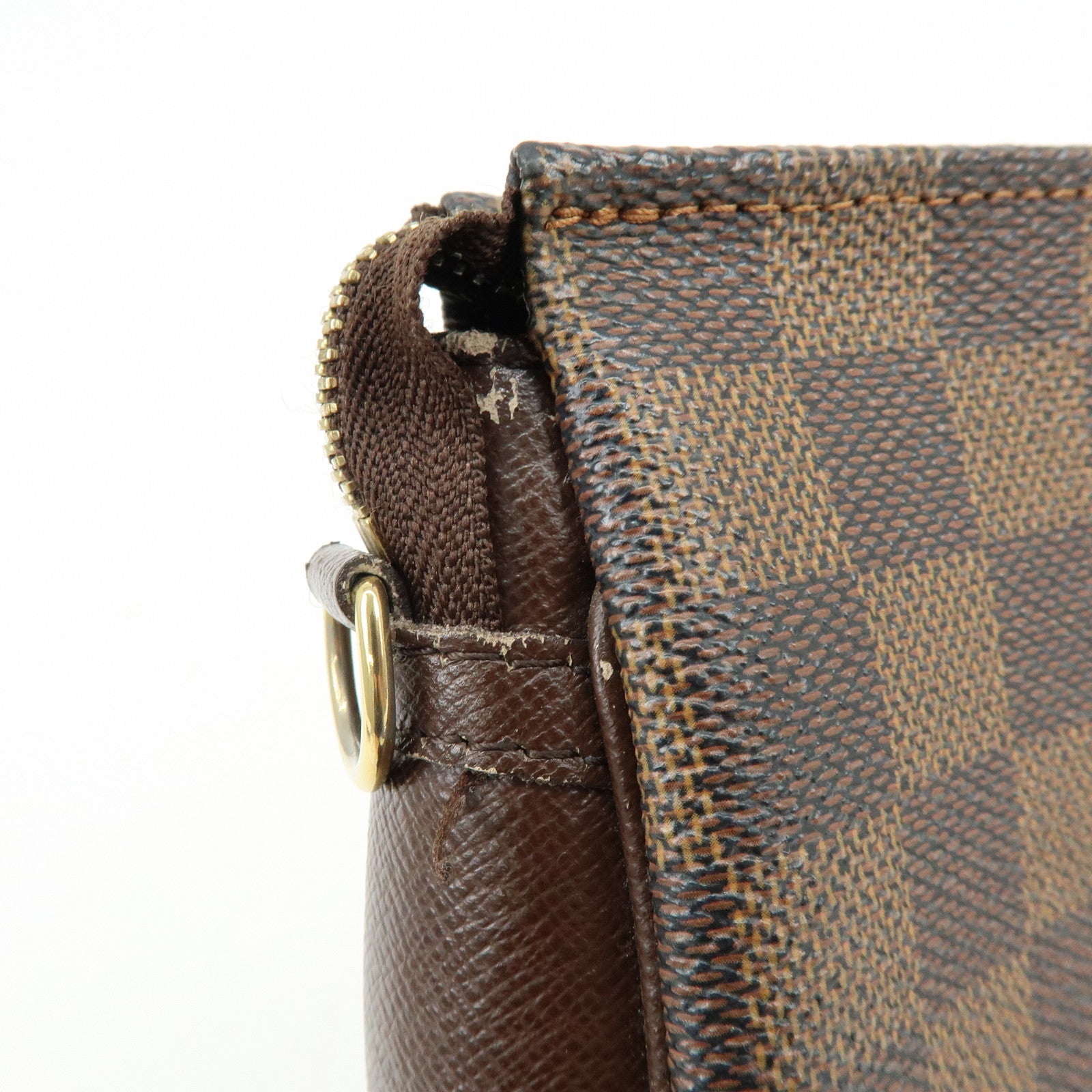 Louis Vuitton Damier Trousse Makeup Accessory Pouch Brown N51982 Lot